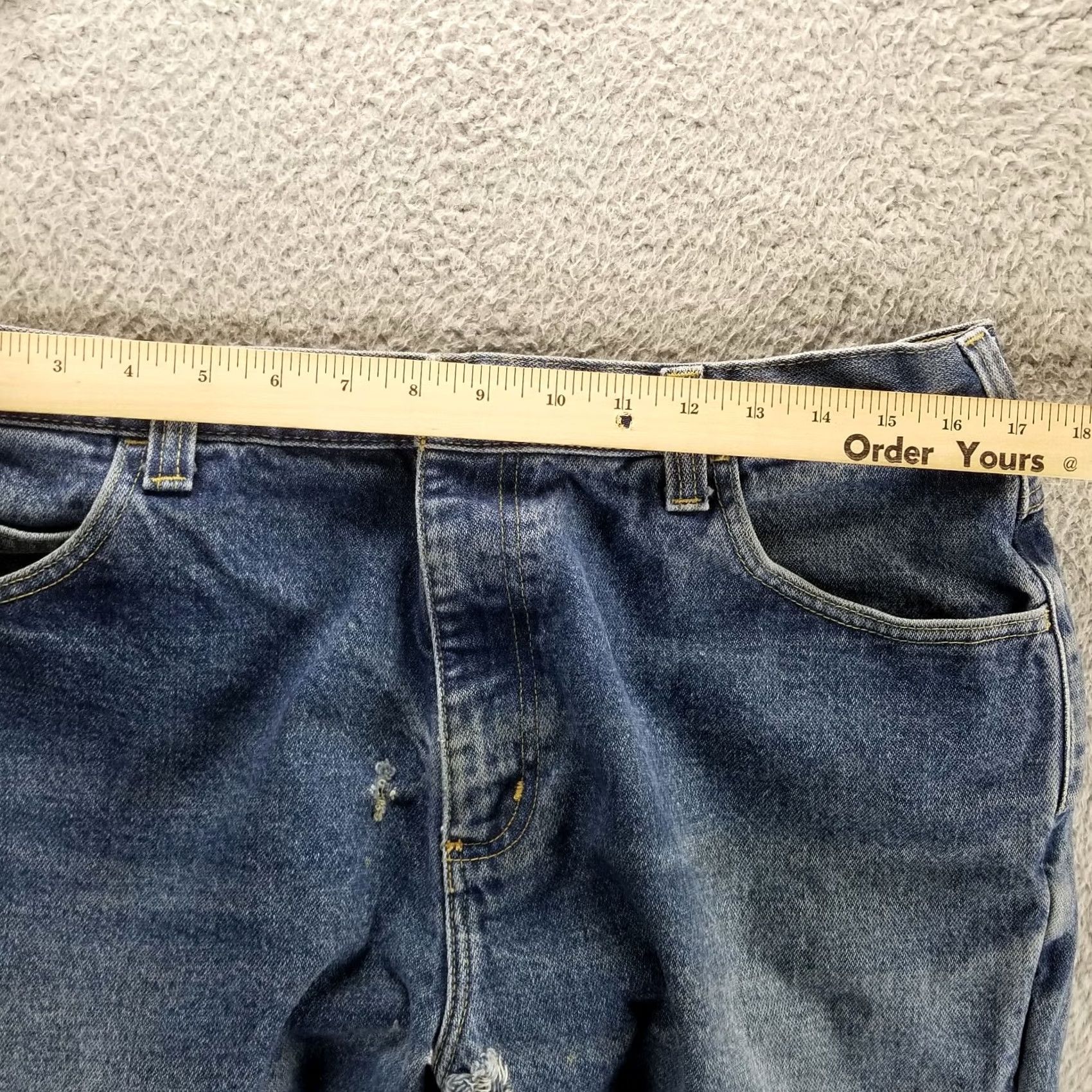 Carhartt Carhartt Jeans FR 280-83 Fire Resistant Medium Wash Denim Mens 32x31 Trashed Size US 32 / EU 48 - 4 Thumbnail