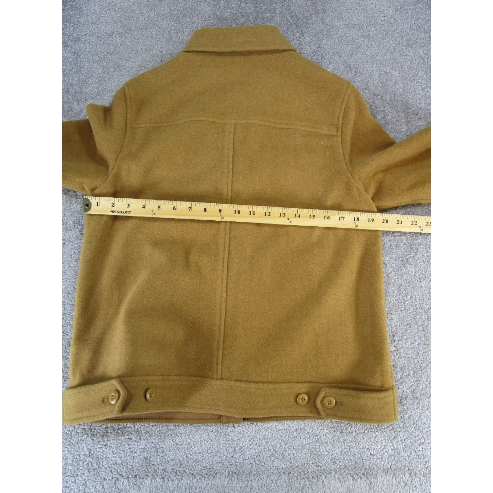J.Crew J.CREW Jacket Womens Small Brown Wool Trucker Jacket - Brown Wool Blend Lining Regular Fit Short Description? Size S / US 4 / IT 40 - 5 Thumbnail