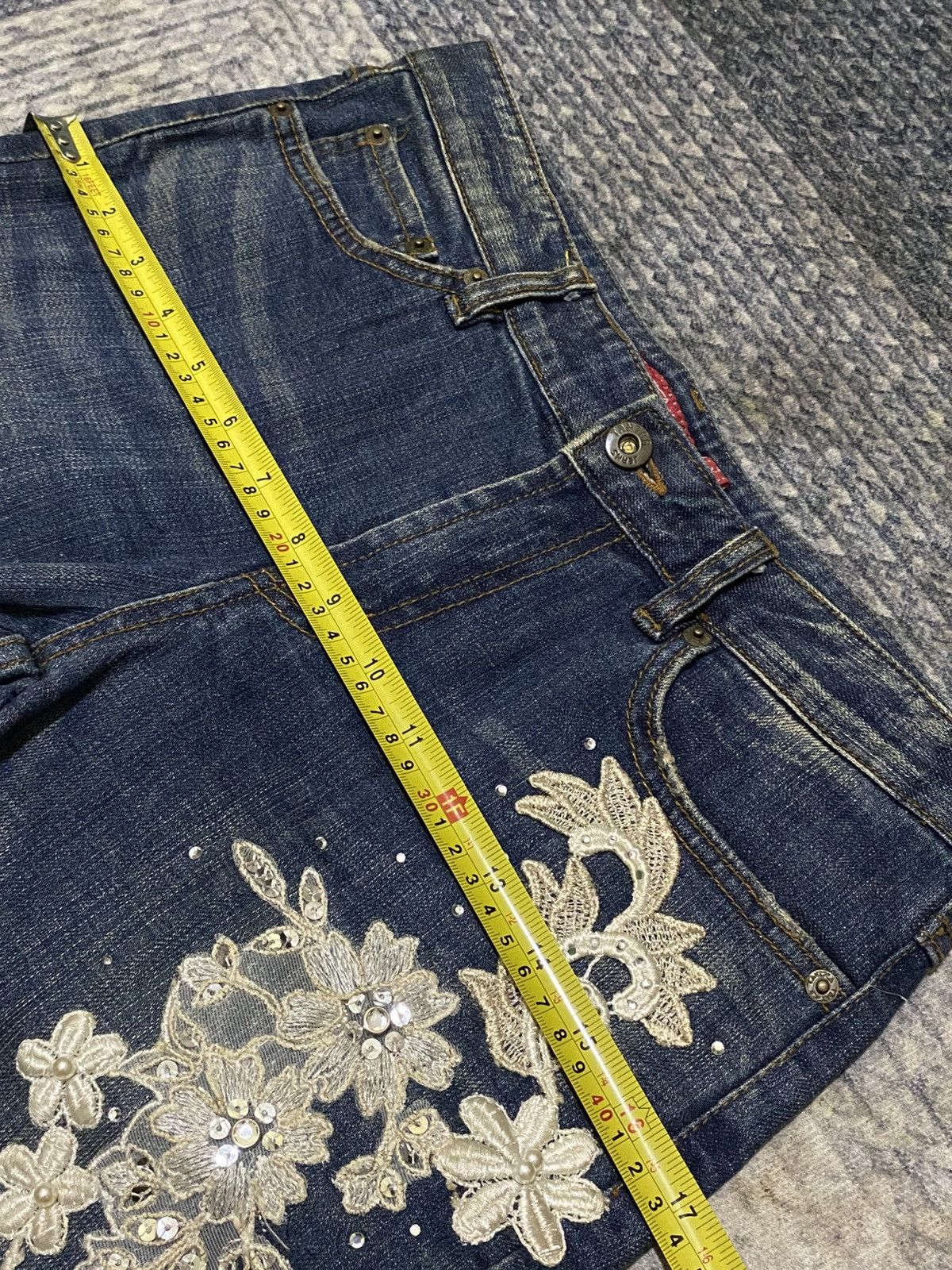 Hysteric Glamour × Japanese Brand TANTRA EMBODIED FLARED JEANS Size 28" / US 6 / IT 42 - 14 Thumbnail