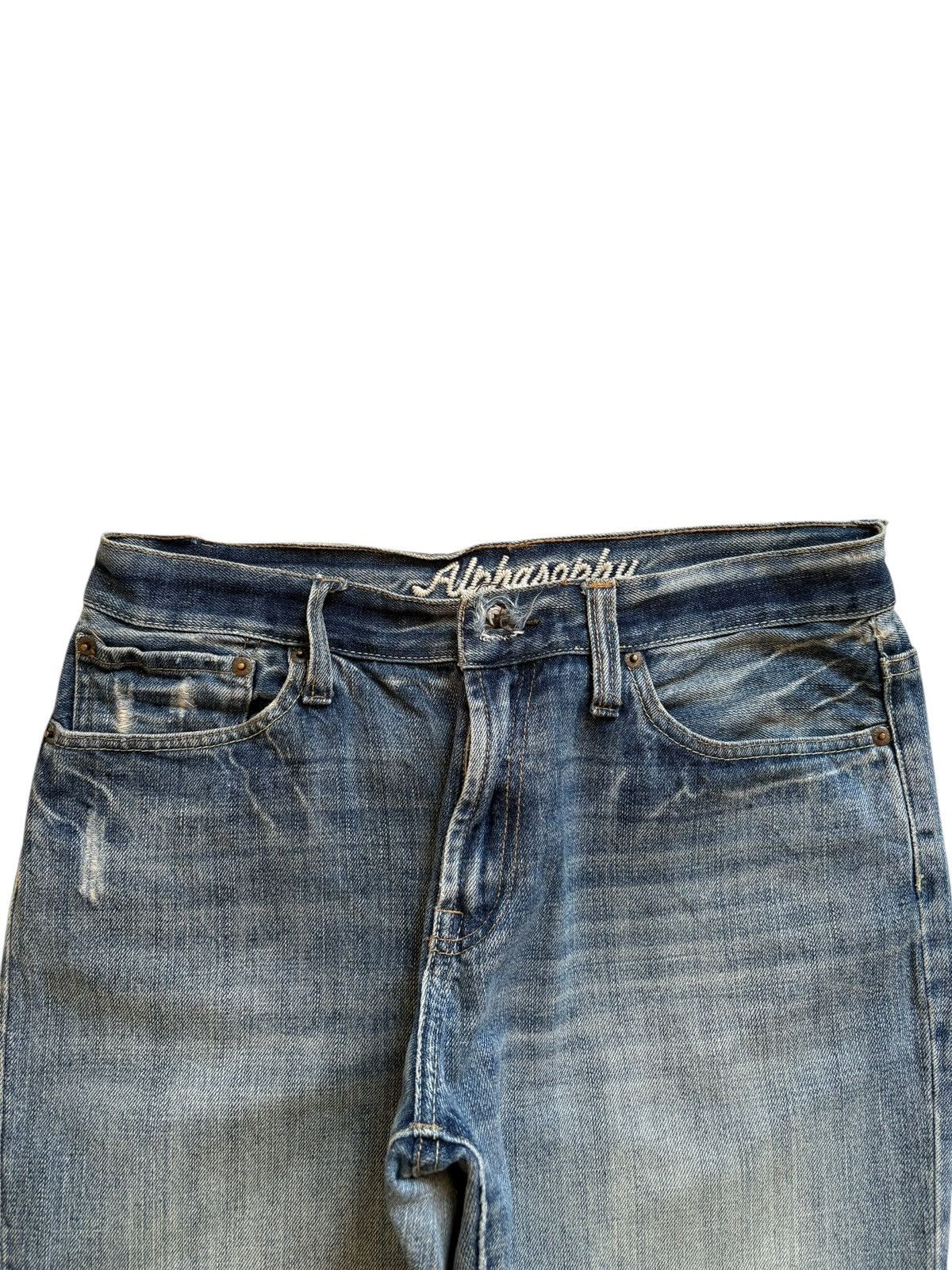 Japanese Brand SALES🔥Vintage Japanese Brand Mud Wash Distressed Jeans Size US 32 / EU 48 - 4 Thumbnail