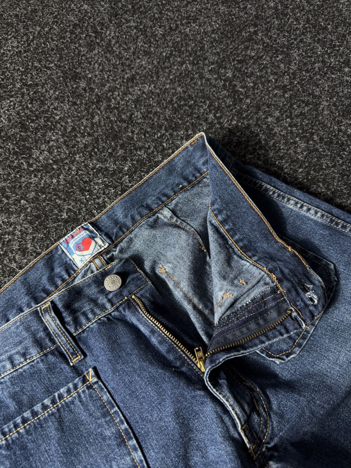Diesel × If Six Was Nine × Vintage Vintage Y2K Diesel Industry Jeans baggy denim pants Size 30" / US 8 / IT 44 - 7 Thumbnail