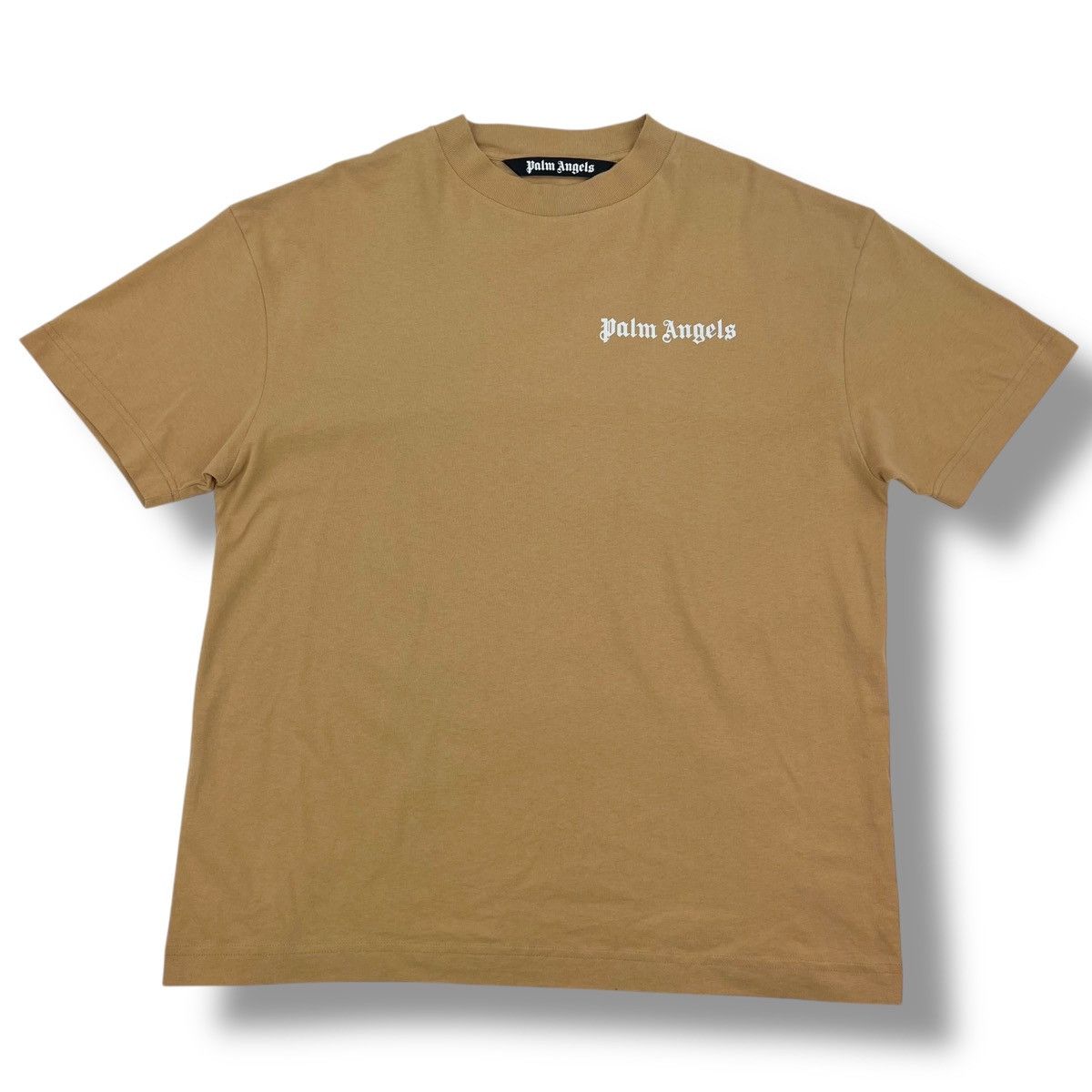Palm Angels Palm Angels Beige T Shirt Size US XL / EU 56 / 4 - 2 Thumbnail