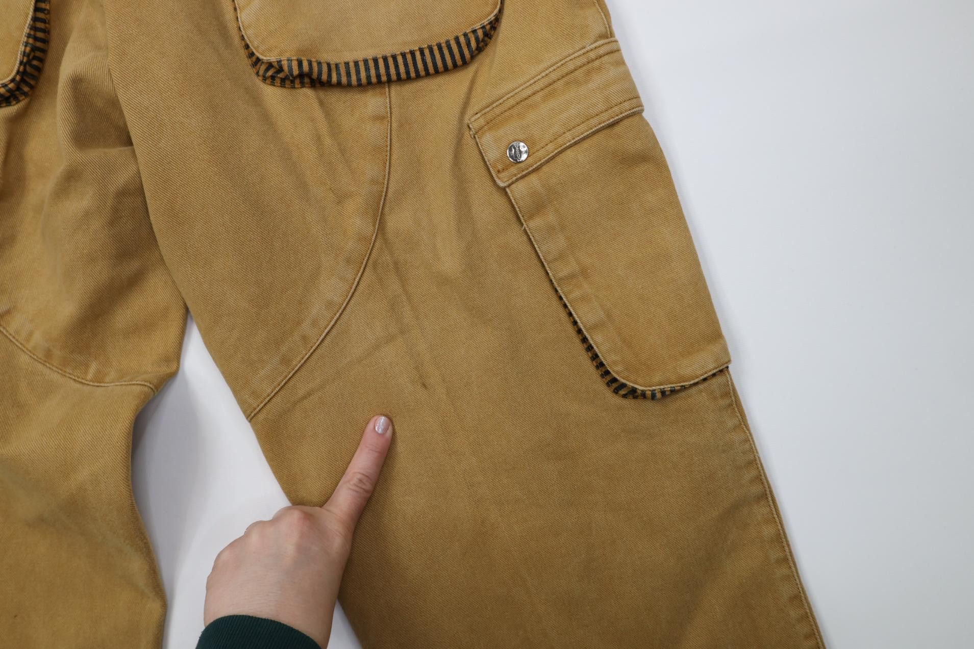Vintage Vintage 90s Streetwear Big Pocket Skateboard Cargo Jeans Size US 32 / EU 48 - 15 Thumbnail