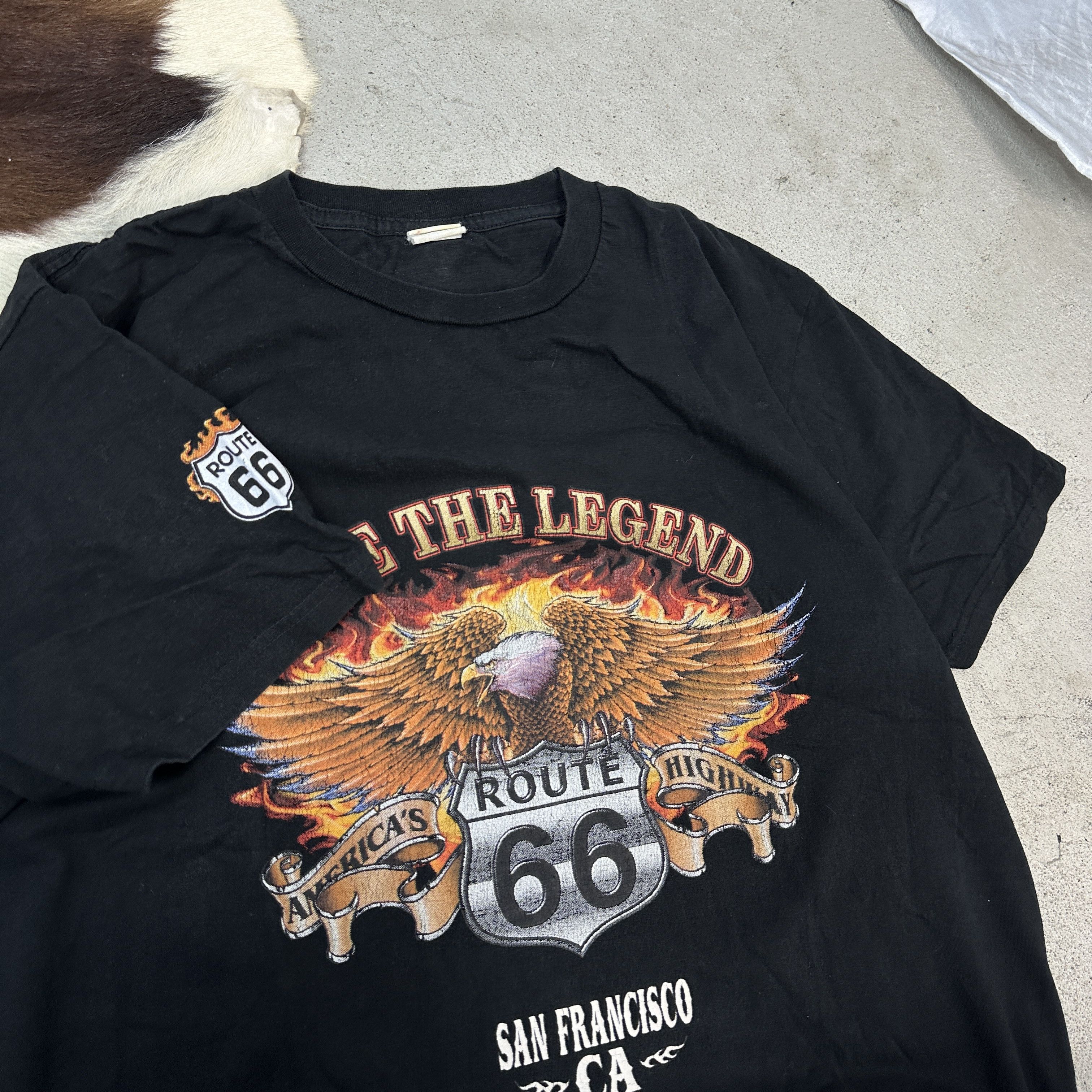 Vintage Vintage Route 66 T-shirt Size US L / EU 52-54 / 3 - 3 Thumbnail