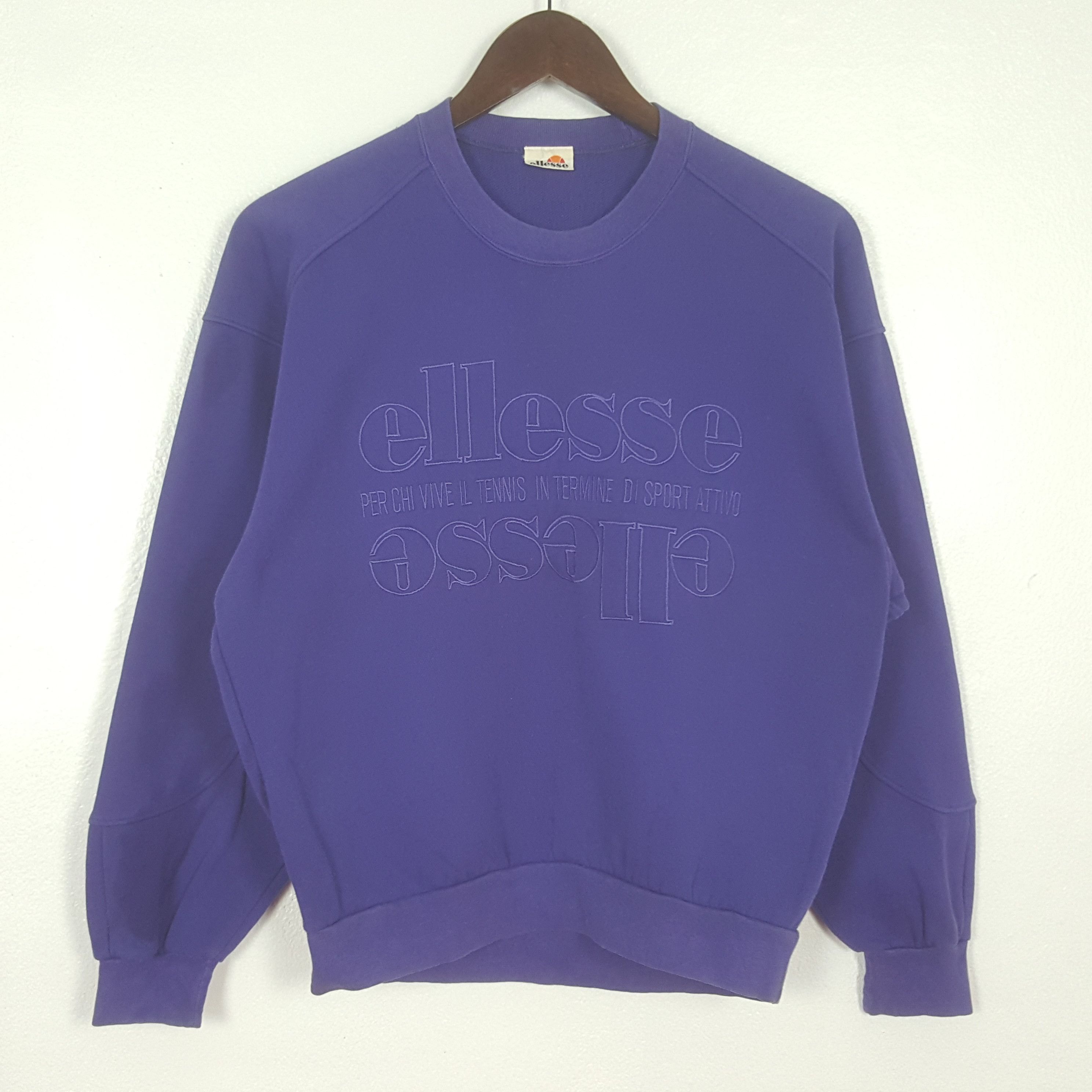 Ellesse Vintage Ellesse Embroidered Logo Sweatshirt Size US S / EU 44-46 / 1 - 1 Thumbnail