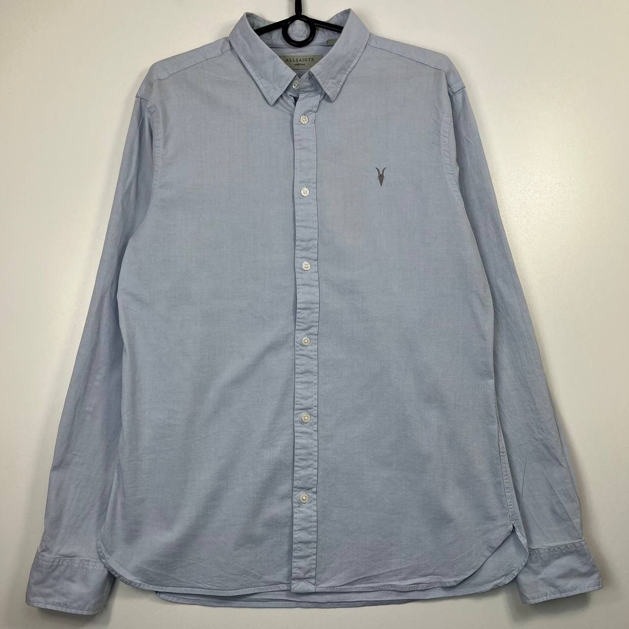Allsaints Allsaints Light Blue Button Up Shirt Long Sleeve Size M Size US M / EU 48-50 / 2 - 1 Thumbnail