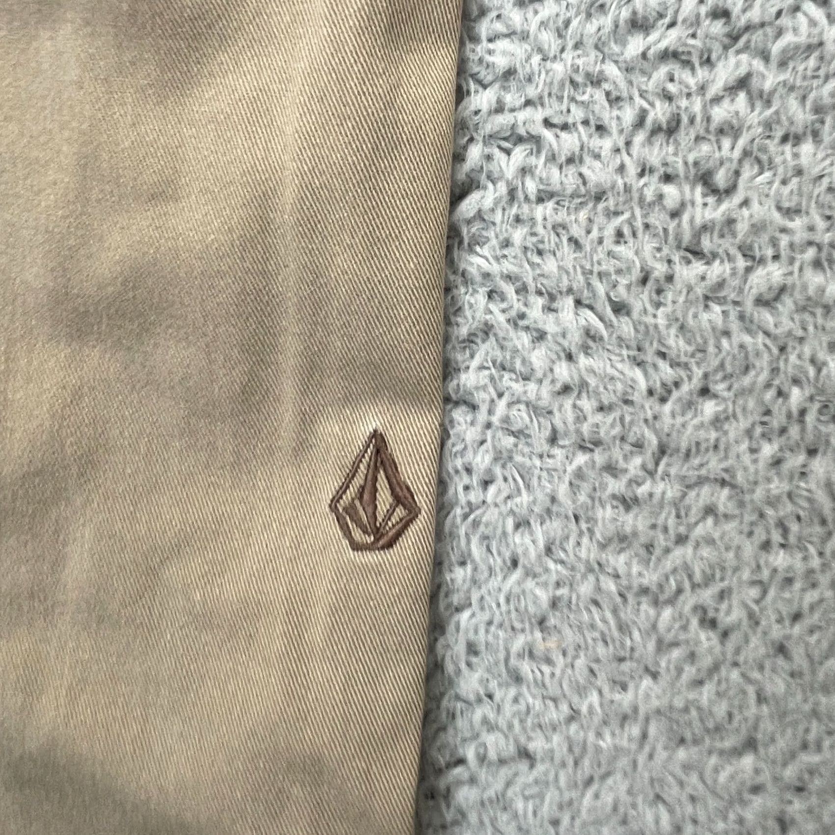 Volcom Volcom Pants Mens 31 Beige Chino Straight Leg Frickin Modern Fit Stretch Cotton Casual Workwear City Logo 90s? Size US 31 - 6 Thumbnail