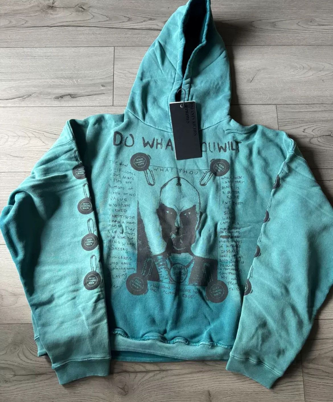 Enfants Riches Deprimes Enfants riches blue horn hoodie coat 2408-Nextarrow Size US XL / EU 56 / 4 - 1 Thumbnail