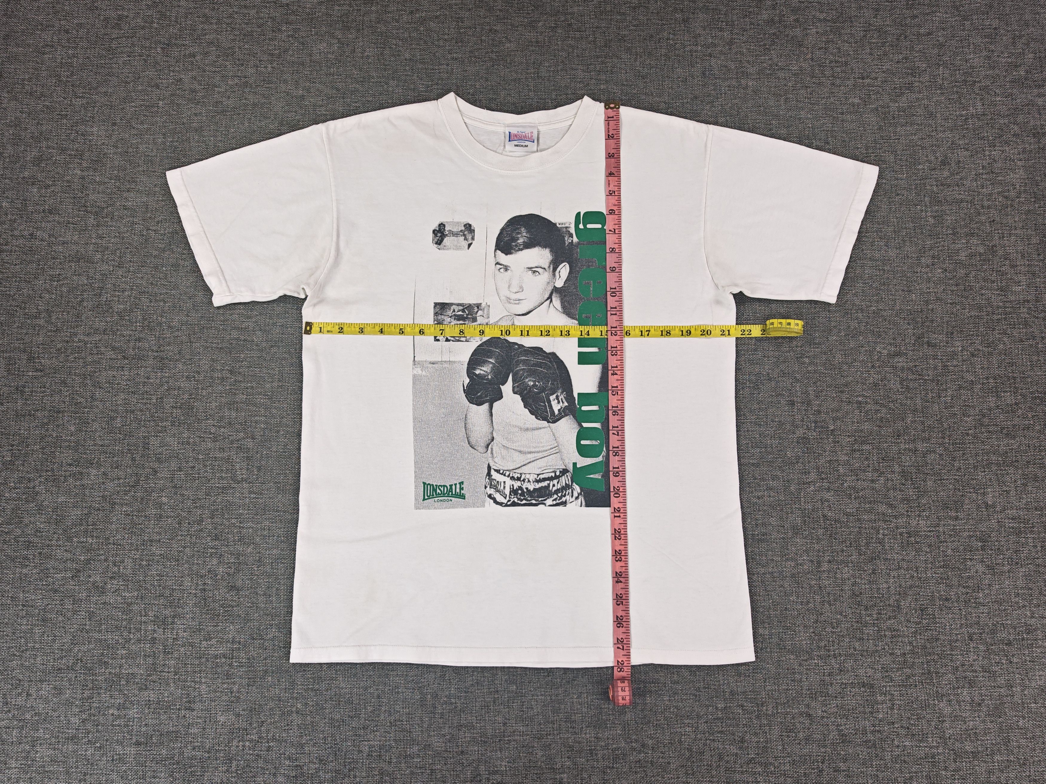 Lonsdale Vintage Late 1990s Lonsdale Green Boy Tee Size US M / EU 48-50 / 2 - 3 Thumbnail