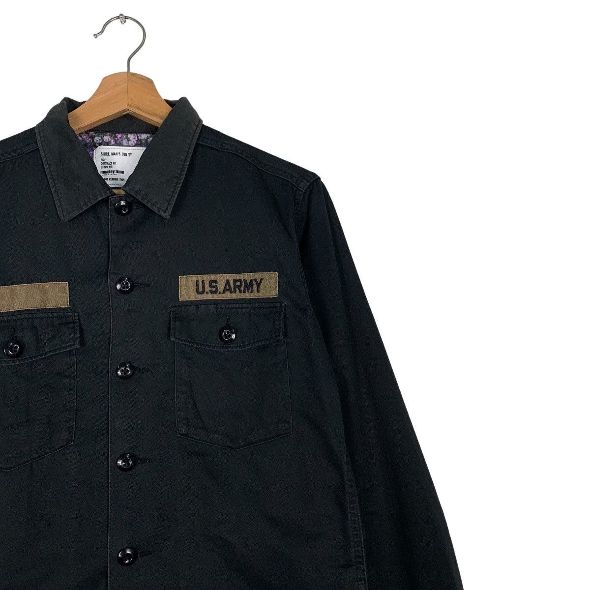 Other MONKEY TIME US ARMY MAN'S UTILITY BUTTON UP SHIRT #0392-C18 Size US M / EU 48-50 / 2 - 5 Thumbnail