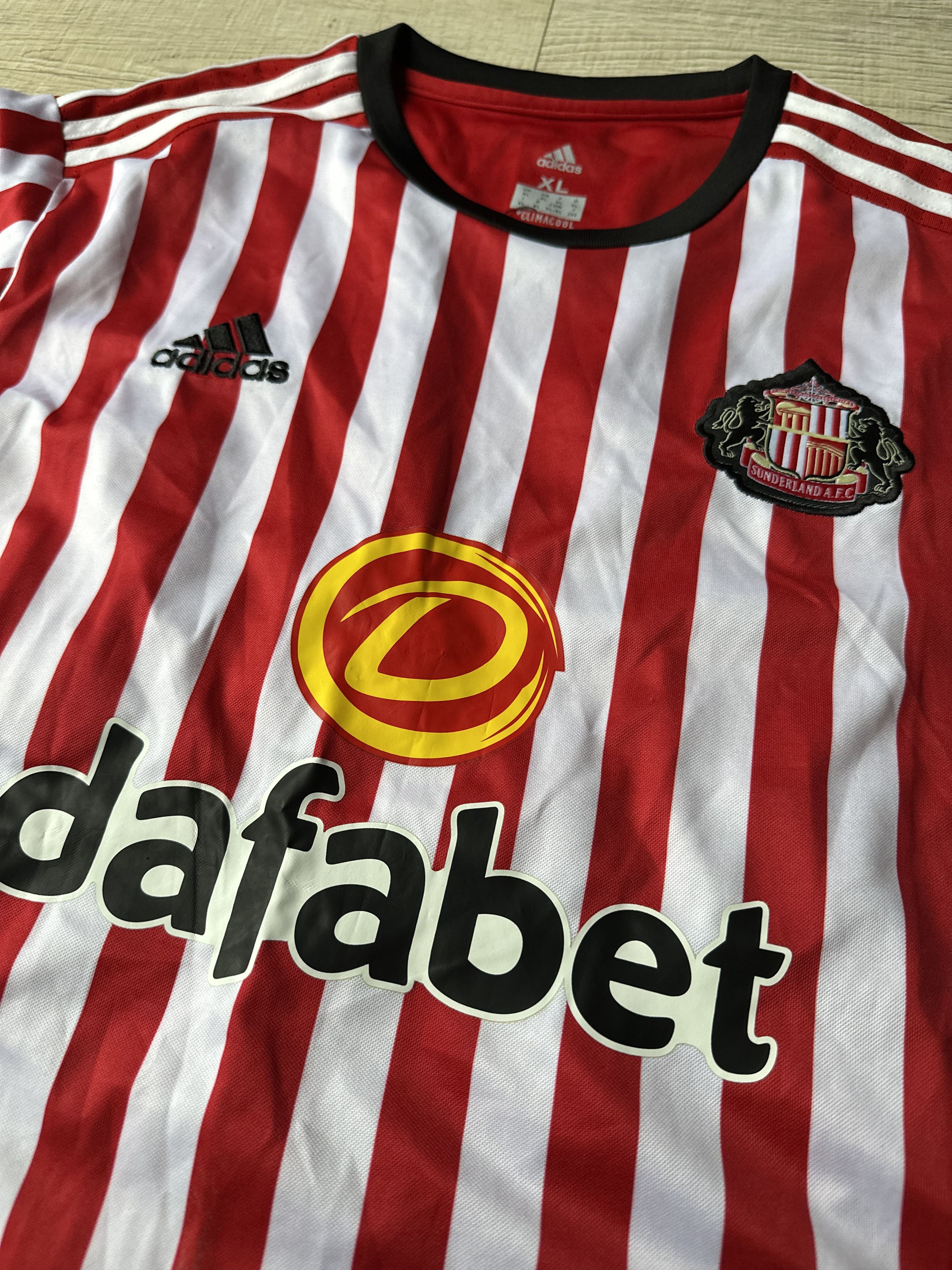 Adidas Sunderland Home Shirt 17/18 Adidas XL #50 DK EFL Badge Size US XL / EU 56 / 4 - 4 Thumbnail