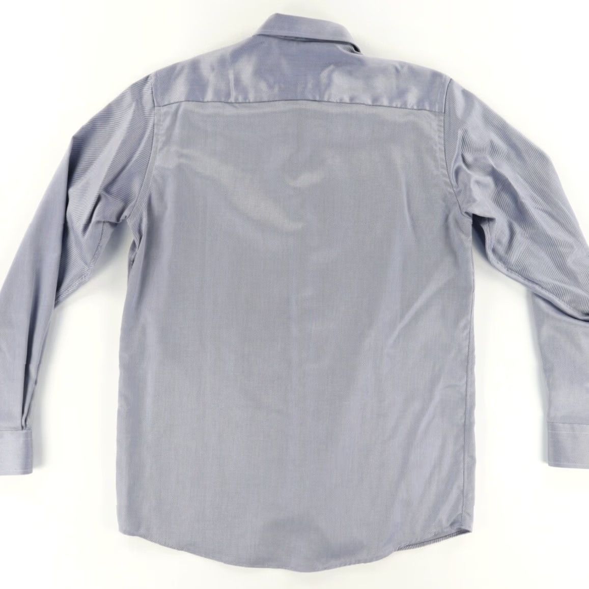 Eton Eton Contemporary Harrogate Dress Navy Striped Long Sleeve Button Up Shirt Men 42 Size 42R - 4 Thumbnail