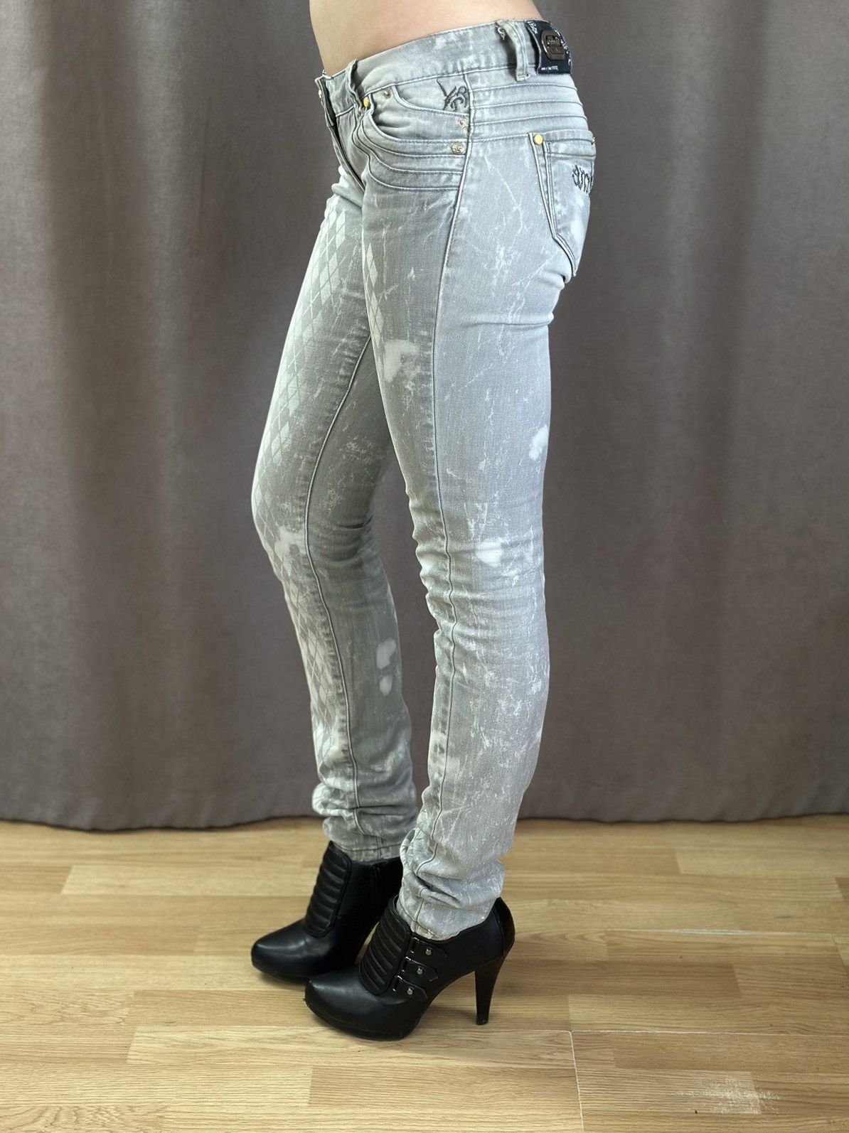 14th Addiction Vintage Denim Flared Pants Miss Sixty Denim Diesel Style Size 28" / US 6 / IT 42 - 14 Thumbnail