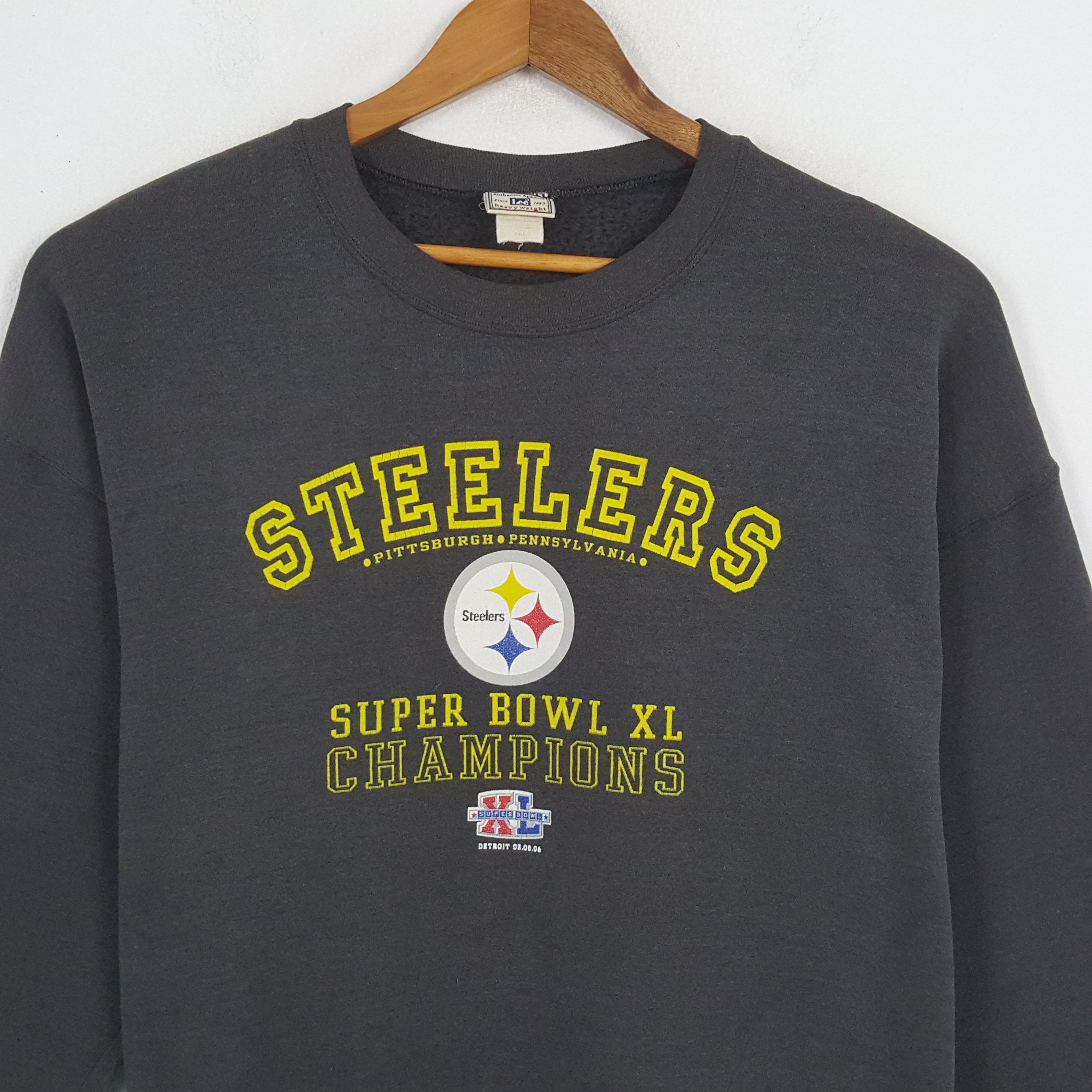 NFL × Vintage Vintage STEELER PITTSHBURGH NFL Team Sweatshirts Size US XXL / EU 58 / 5 - 2 Thumbnail