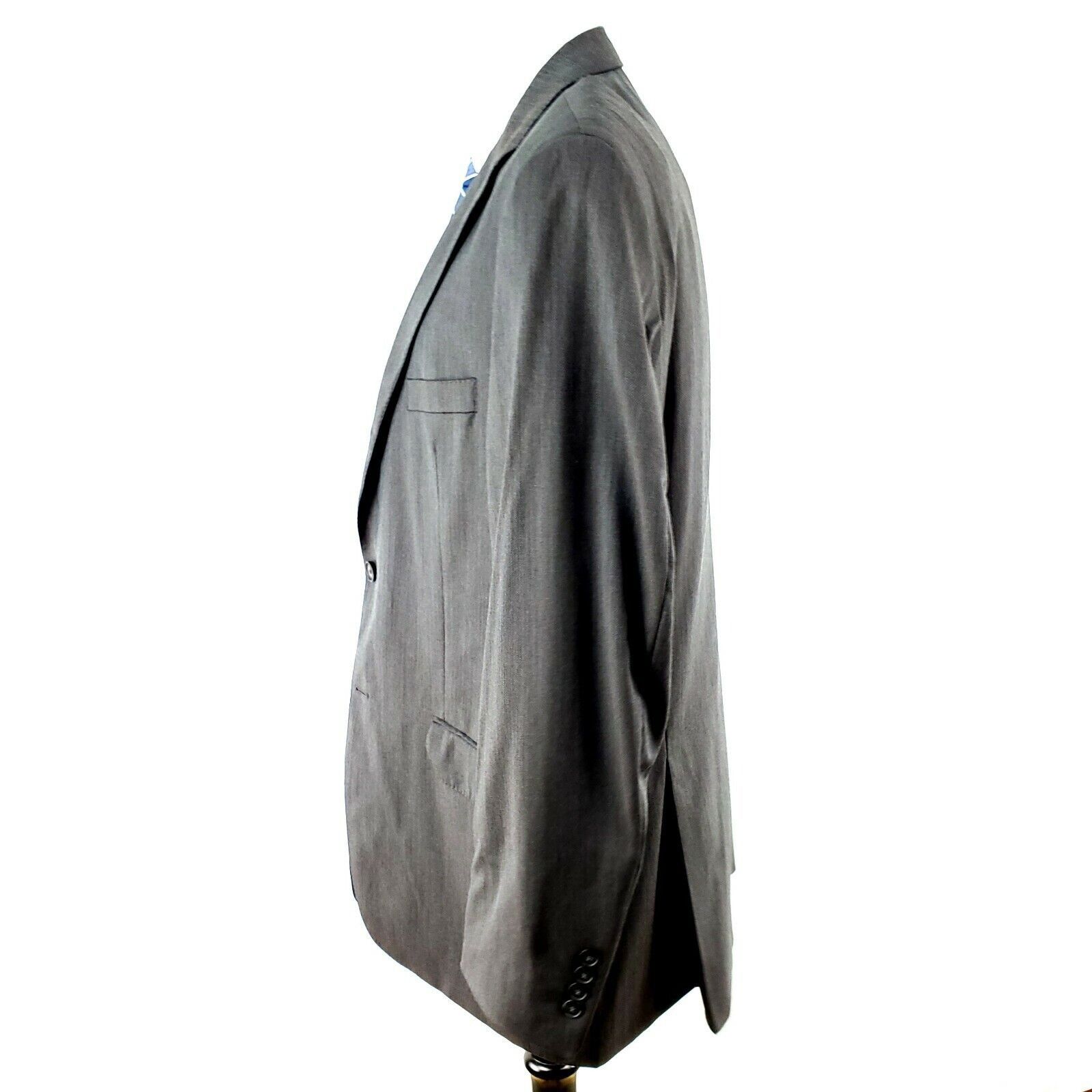 Jos. A. Bank Joseph Jos A Bank Wool 2 Button Blazer 42L Gray (can be worn Size 42L - 5 Thumbnail