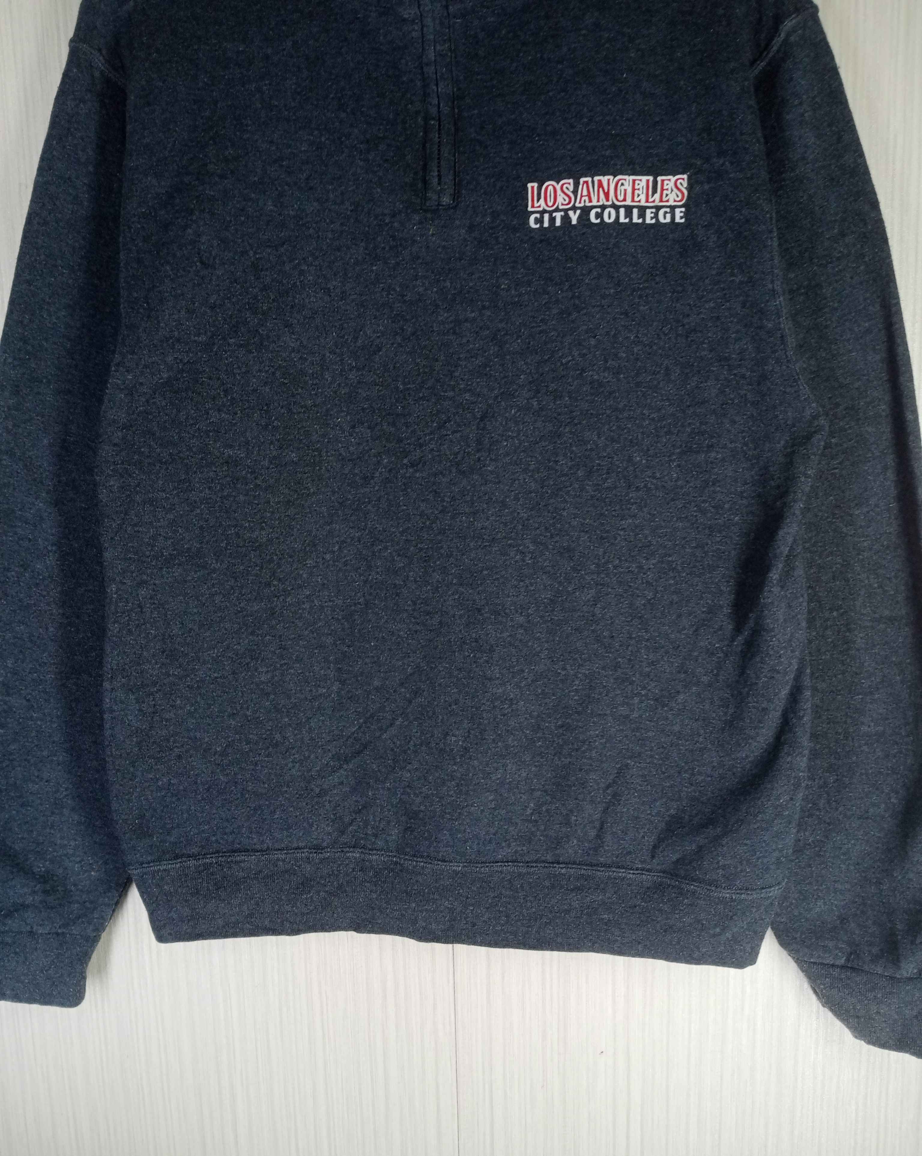 Other Rare Vintage 90s Los Angeles City College Half Zipper Size US S / EU 44-46 / 1 - 4 Thumbnail
