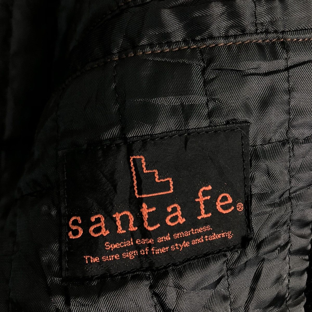 Japanese Brand 🔥VINTAGE BOMBER JACKET BUTTON SANTAFE BIG LOGO Size US L / EU 52-54 / 3 - 19 Thumbnail