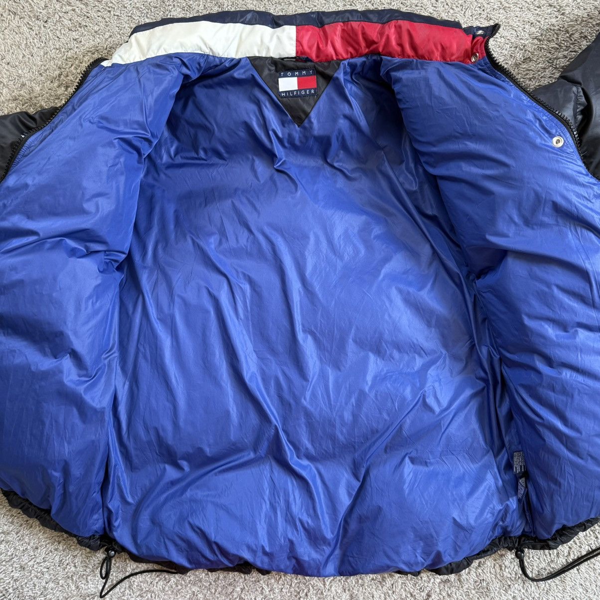 Tommy Hilfiger 🔴Tommy Hilfiger Puffer Jacket Size Large Bubble Black Navy Size US L / EU 52-54 / 3 - 5 Thumbnail