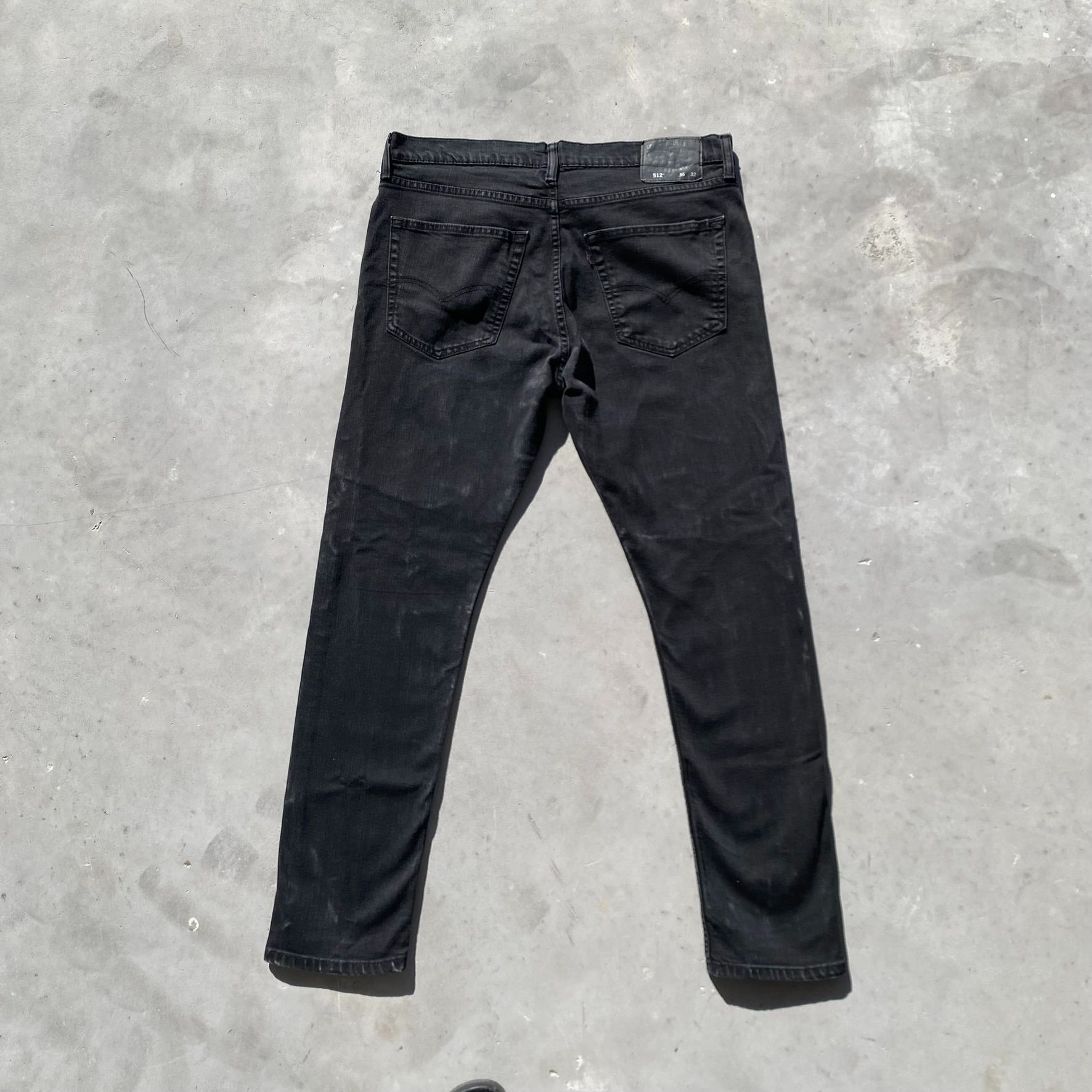 Levi's Vintage Y2K Levi's 512 Jeans Black Slim Taper Pants Size US 36 / EU 52 - 5 Thumbnail