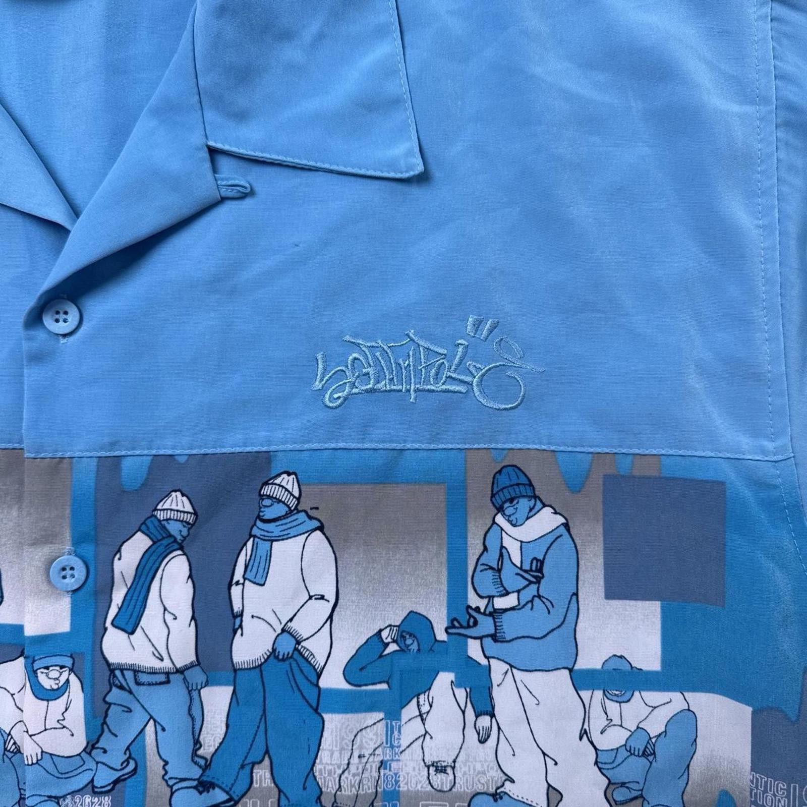 Southpole Y2K Southpole 00s Skater blue button up shirt Size US XL / EU 56 / 4 - 3 Thumbnail