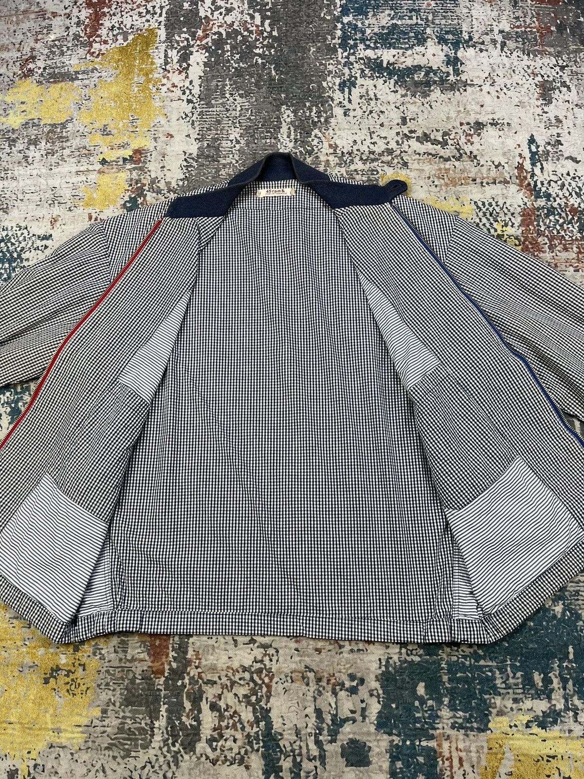 45rpm 45rpm & Joubu De Namagochi Checked Bomber Jackets Size US M / EU 48-50 / 2 - 9 Thumbnail