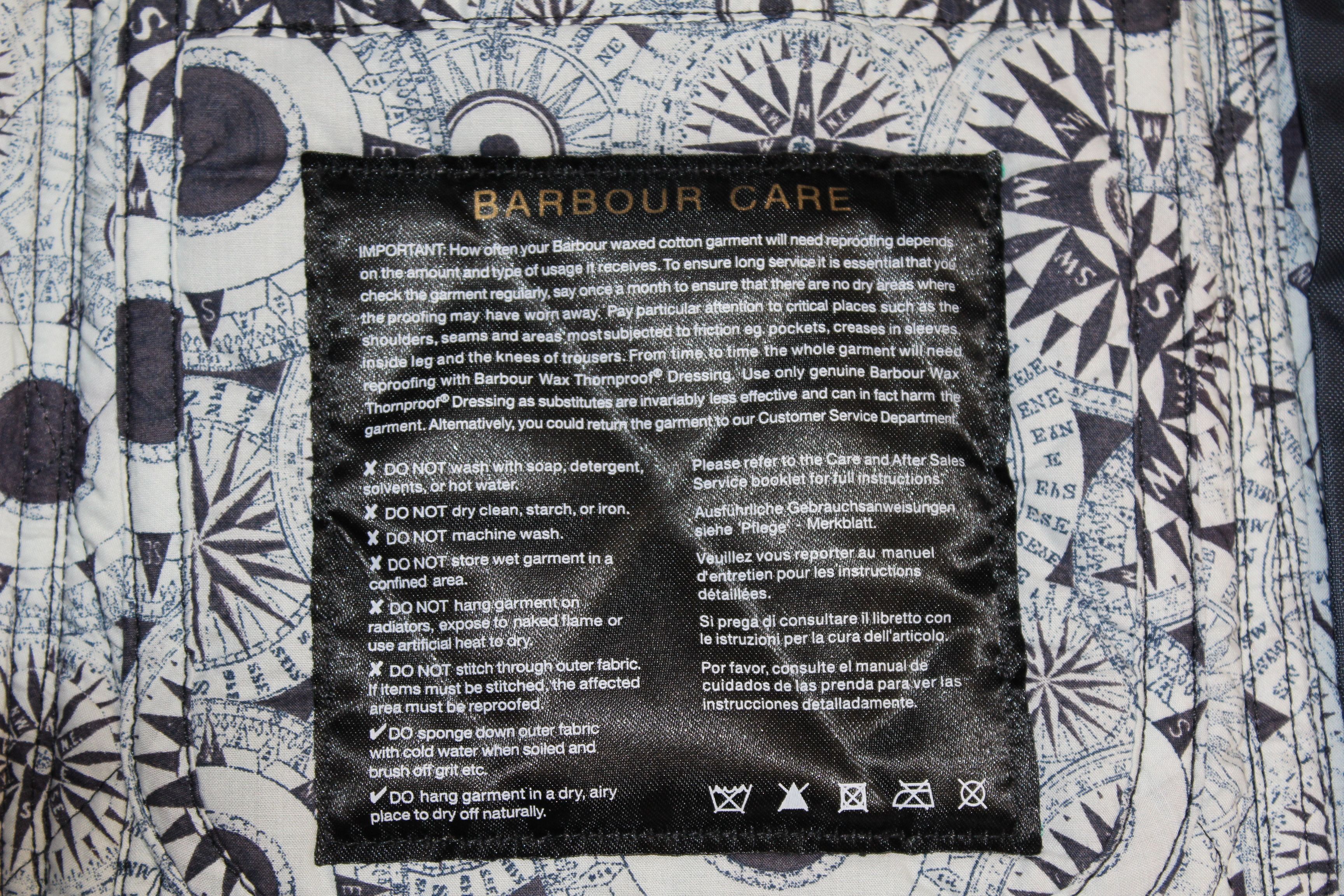 Barbour Women's BARBOUR Major Trench Wax Jacket Size 14 Size L / US 10 / IT 46 - 6 Thumbnail