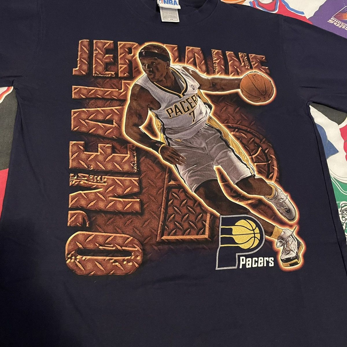 NBA × Vintage Vintage 2000s NBA Jermaine O'Neal Indiana Pacers Tee Size US M / EU 48-50 / 2 - 3 Thumbnail