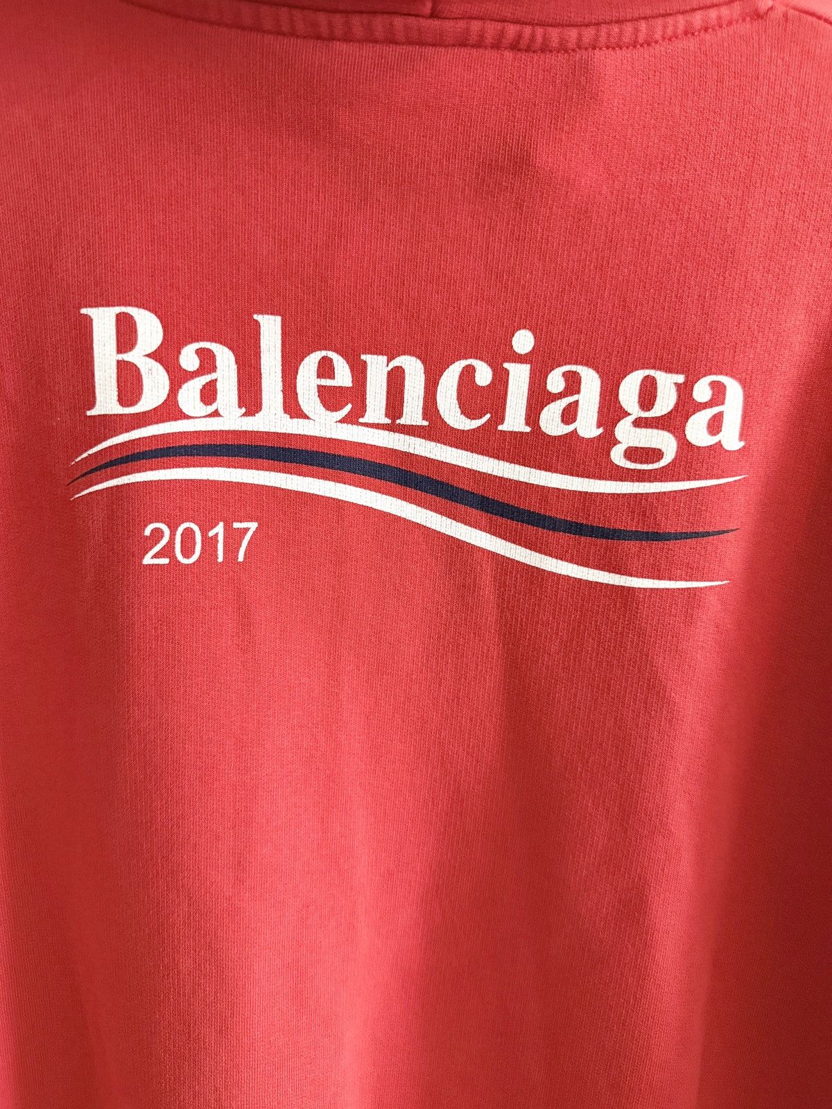 Balenciaga ICONIC! Balenciaga Campaign Red Hoodie Size US S / EU 44-46 / 1 - 3 Thumbnail