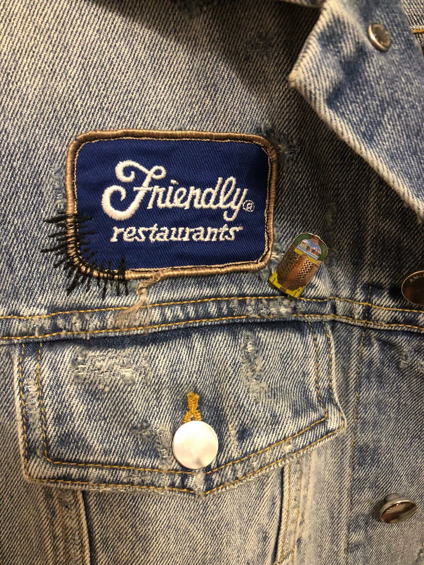 Amiri vintage denim jacket - -DMC