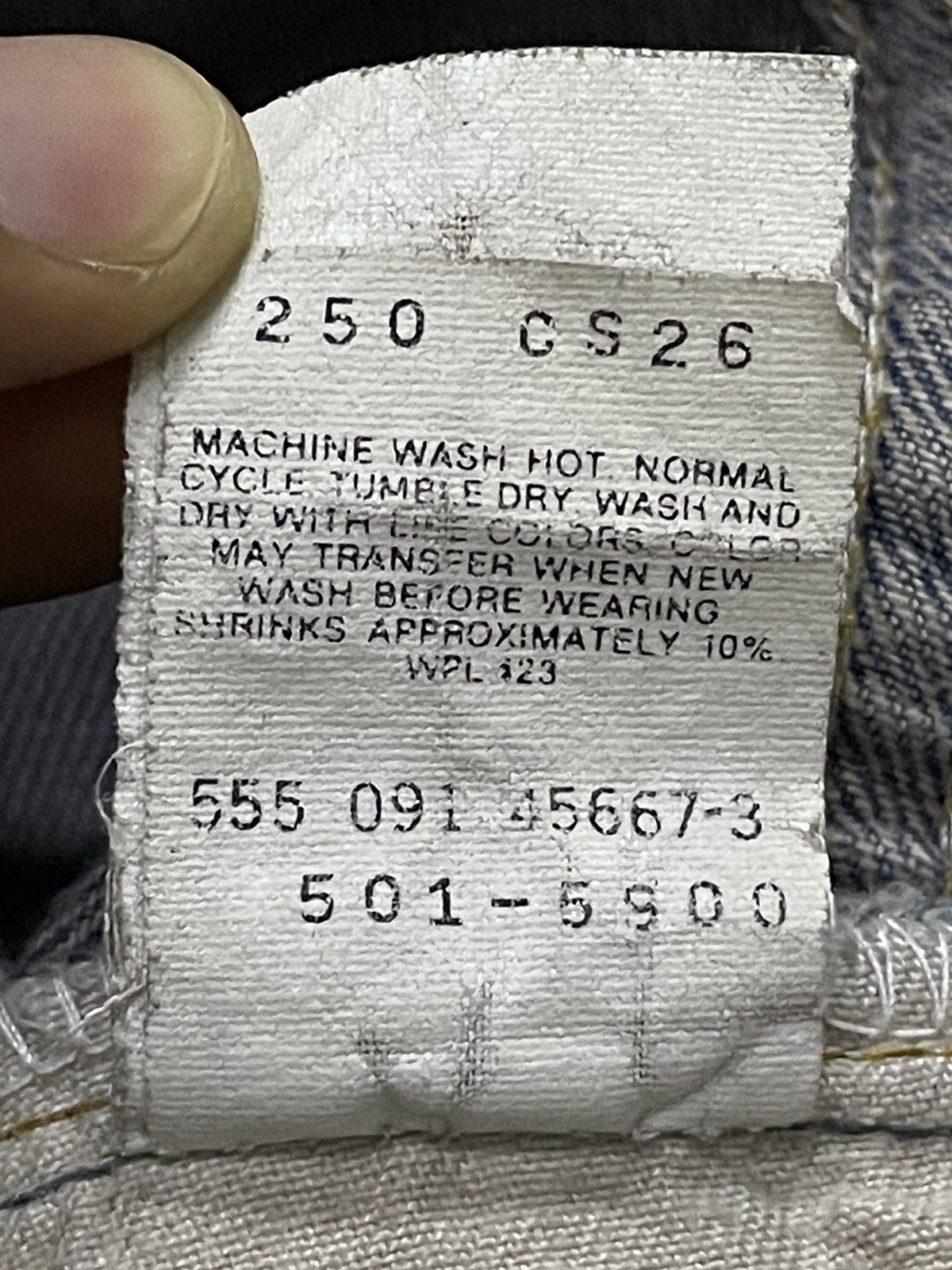 LVC × Levi's × Vintage Vintage Levis 501 Muddy Wash Distressed Jeans Size US 34 / EU 50 - 24 Thumbnail