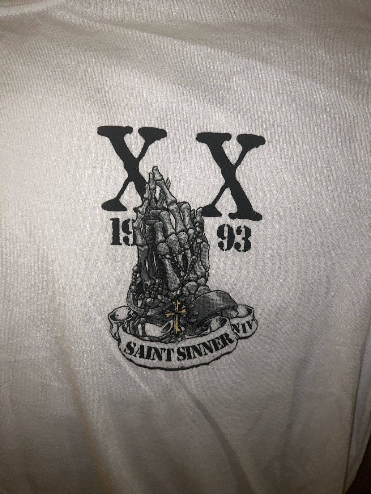 Hypebeast Fresh Laundry Saint Sinner Tee Size US M / EU 48-50 / 2 - 2 Thumbnail