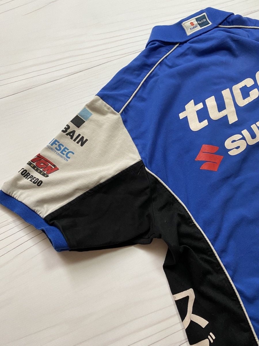 Vintage Vintage Suzuki moto racing tyco castrol polo t shirt jersey Size US M / EU 48-50 / 2 - 17 Thumbnail