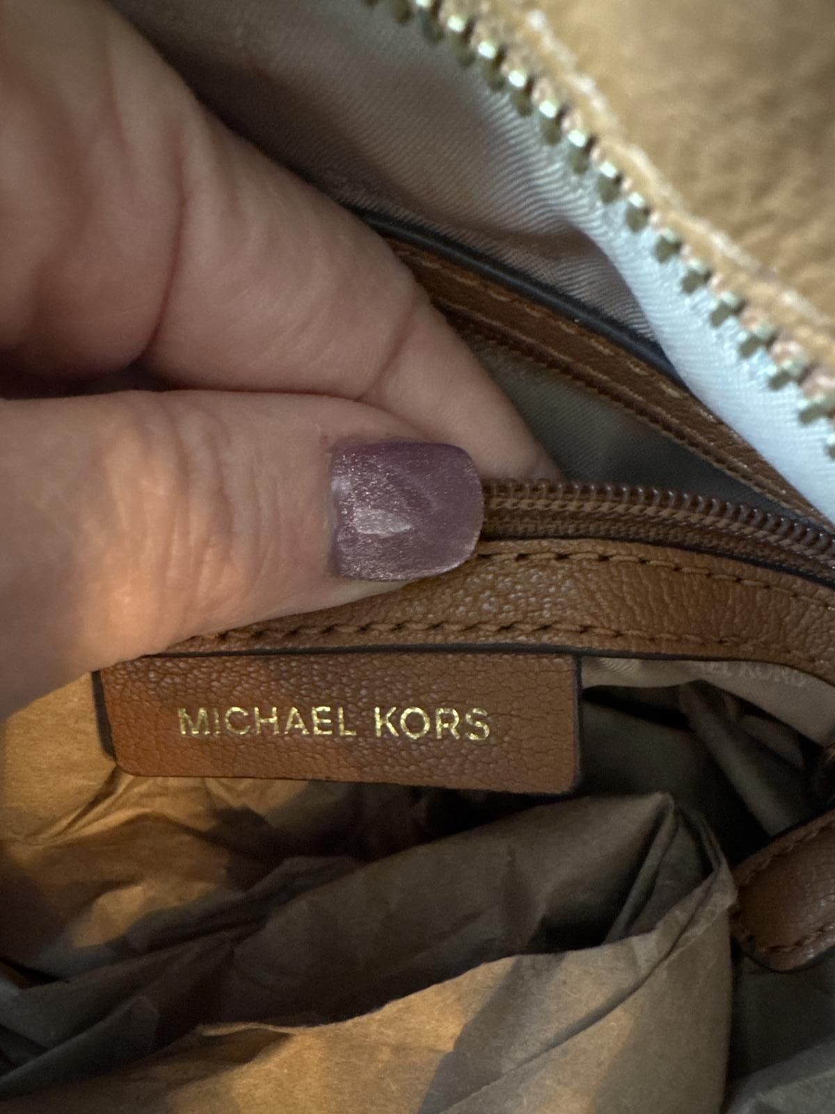 Michael Kors Michael Kors Brown Leather Satchel Handbag Size ONE SIZE - 8 Thumbnail