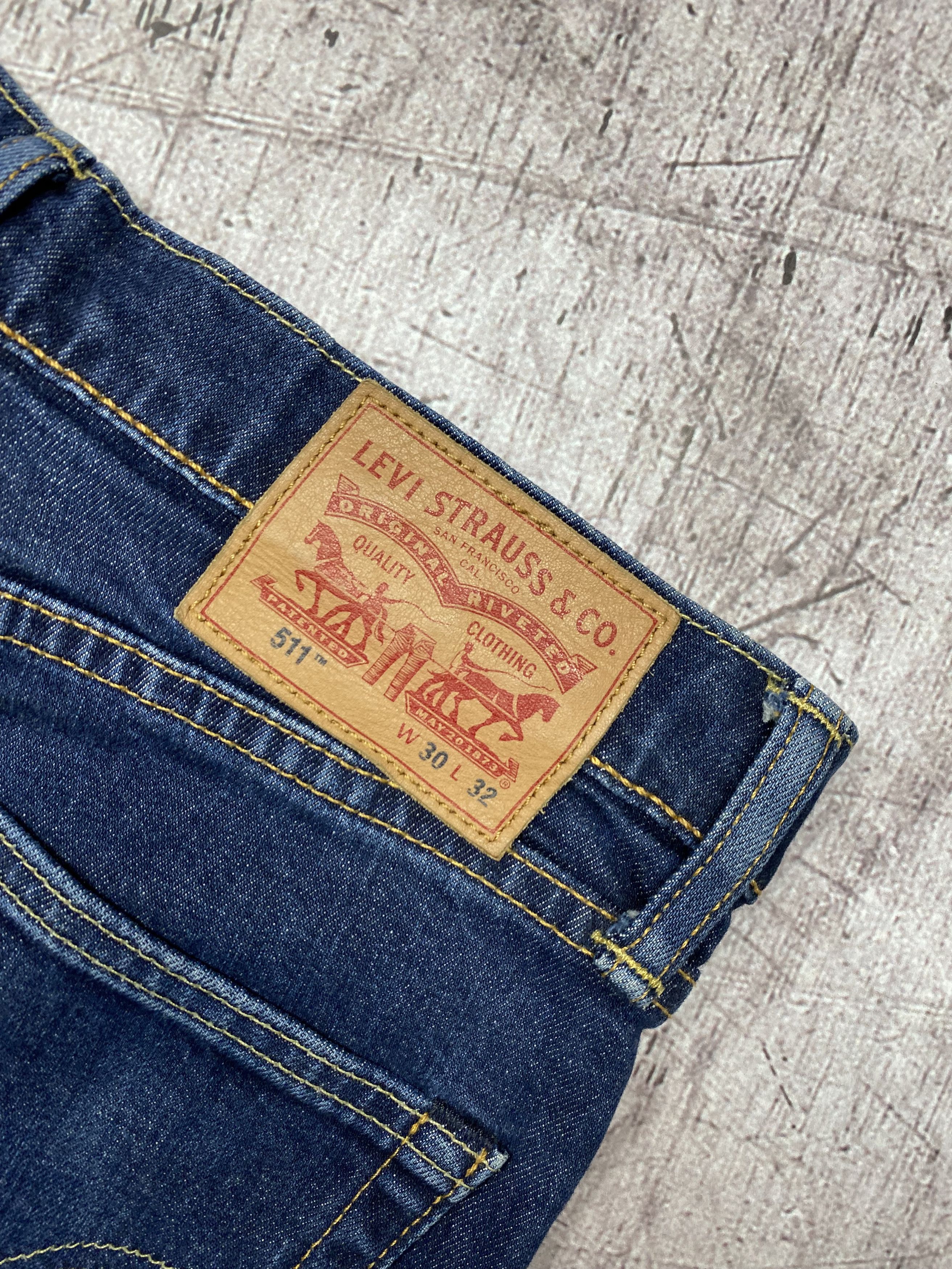 Levi's × Levi's Vintage Clothing Levis 511 Vintage Mens Denim Pants Y2K Jeans Size US 30 / EU 46 - 3 Thumbnail