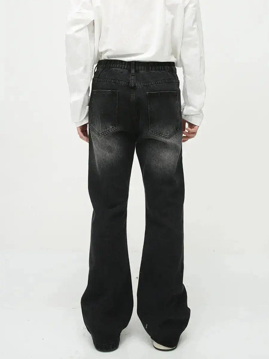 Japanese Brand Retro loose high street micro flared jeans Size US 32 / EU 48 - 2 Thumbnail