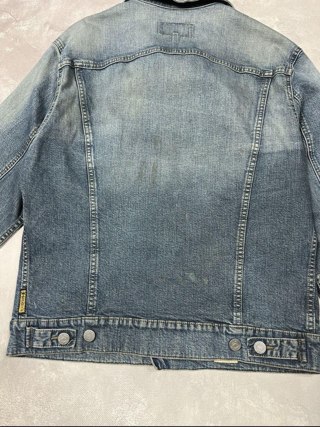 Armani Vintage Armani Jeans Y2k Dinim Jacket Size L / US 10 / IT 46 - 12 Thumbnail