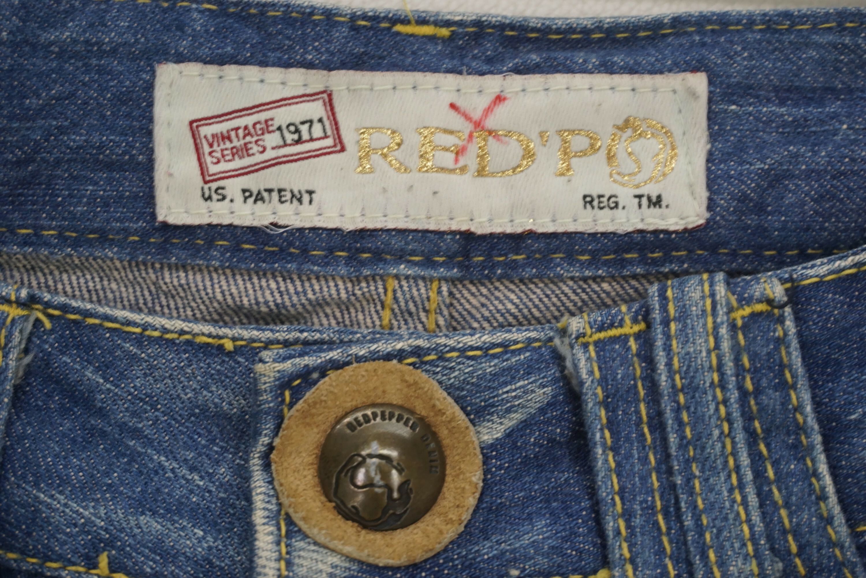 Japanese Brand Red Pepper Jeans Size 25 fit W28xL29 Low Rise Bootcut Size 25" / US 0 / IT 36 - 10 Thumbnail