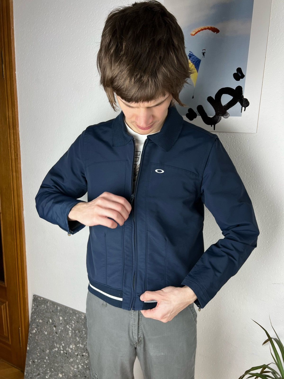 Oakley × Vintage Vintage 90s OAKLEY Jacket Y2K lightweight bomber Size US S / EU 44-46 / 1 - 10 Thumbnail