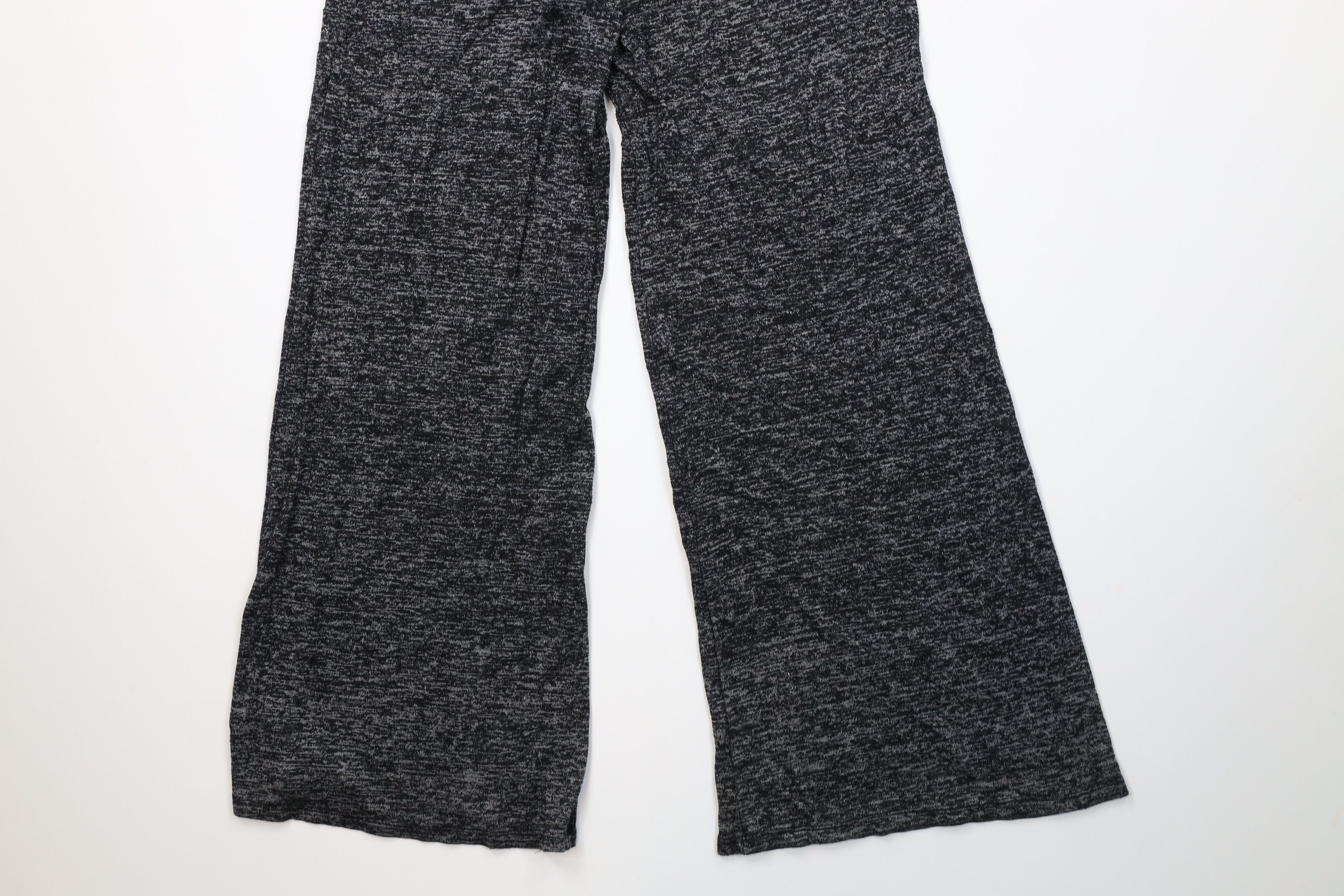 Vintage Vintage Y2K Streetwear Knit Wide Leg Sweatpants Pants USA Size 26" / US 2 / IT 38 - 11 Thumbnail