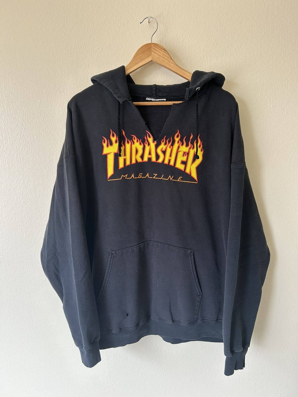 Thrasher Vintage Thrasher Hoodie Size US XL / EU 56 / 4 - 1 Thumbnail