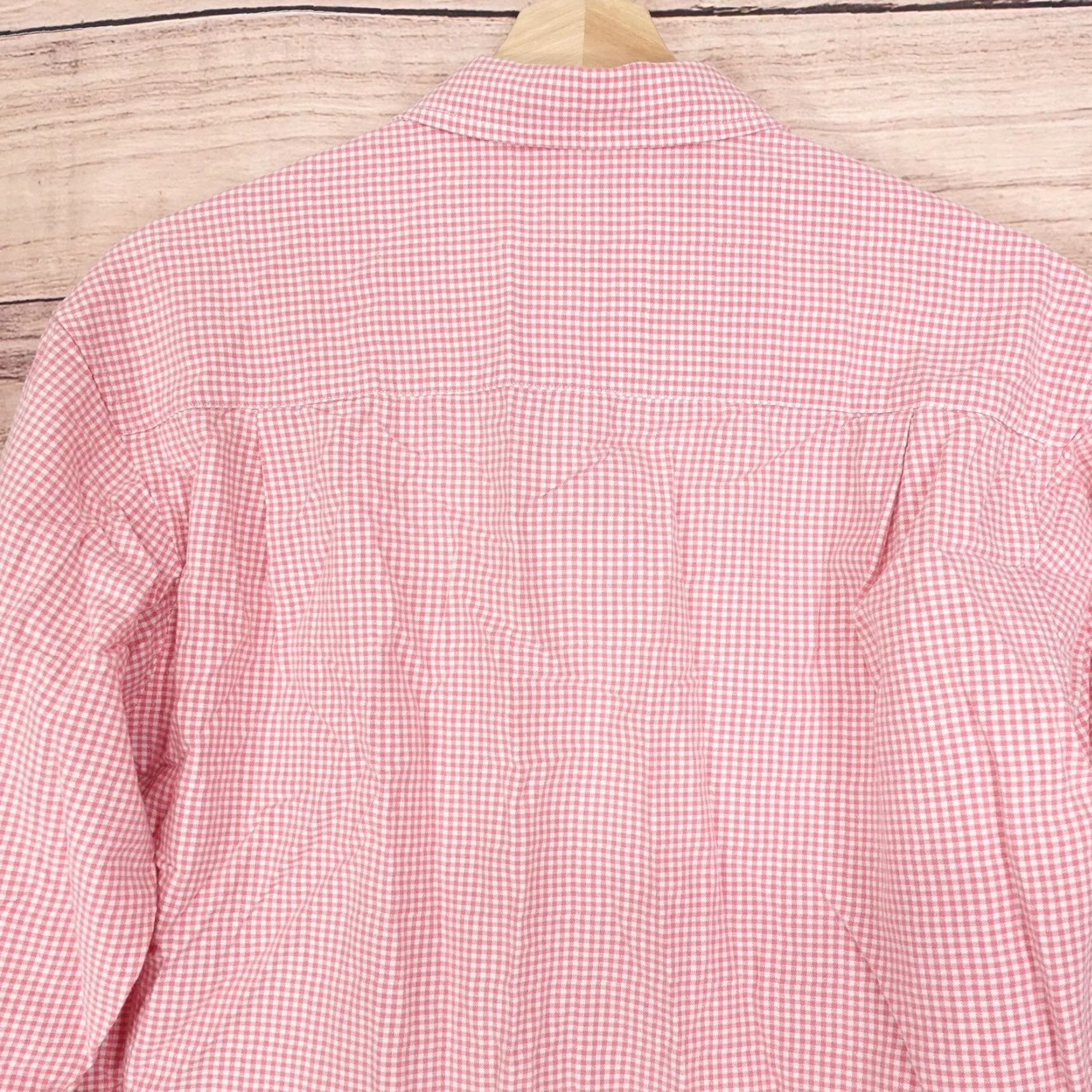 Eddie Bauer Eddie Bauer Button-Up Shirt Womens XS Pink White Gingham Long Sleeve Cotton Top Size XS / US 0-2 / IT 36-38 - 5 Thumbnail