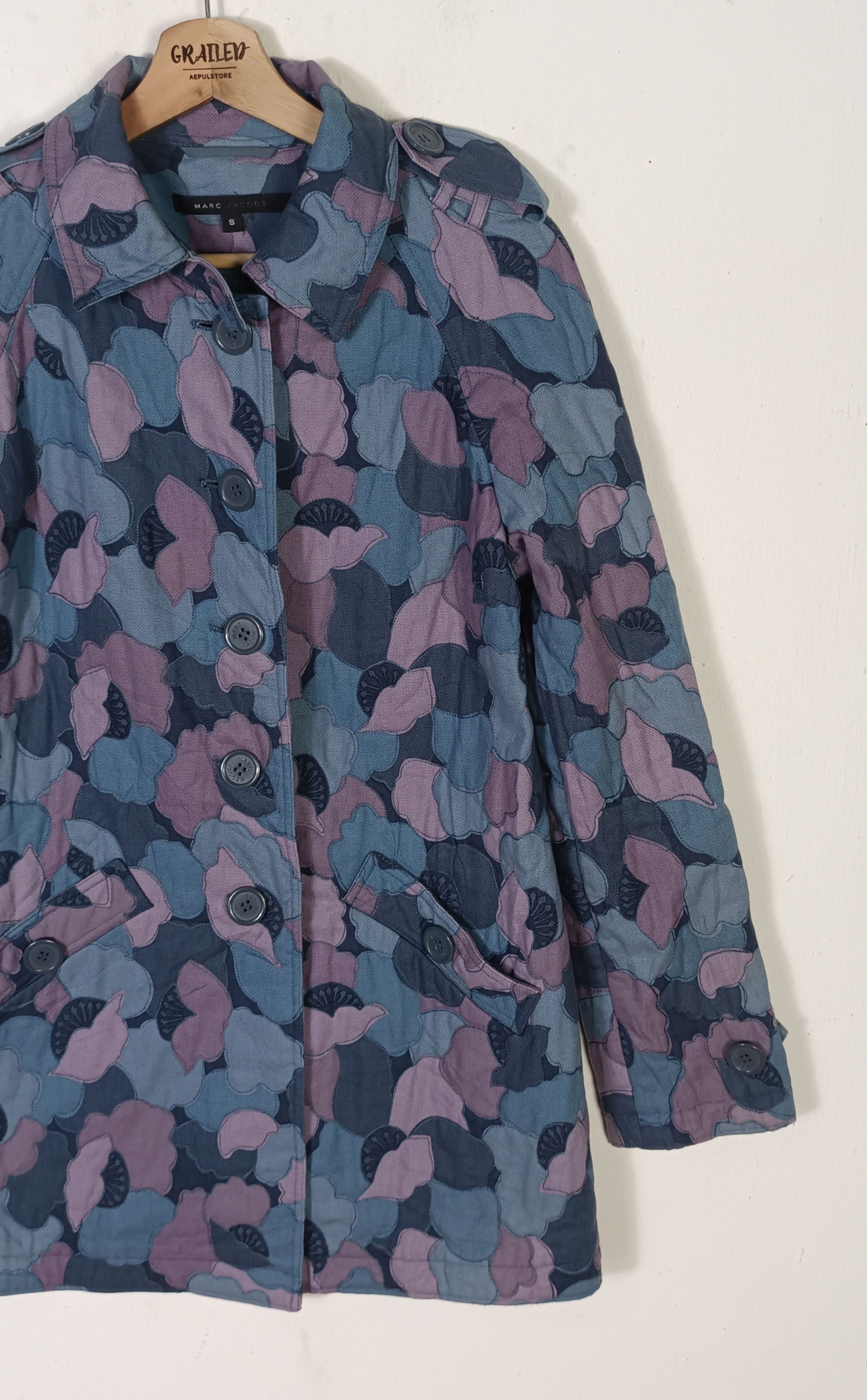 Marc Jacobs Vintage 🔥S/S Marc Jacobs Flower Half Jacket Size M / US 6-8 / IT 42-44 - 4 Thumbnail