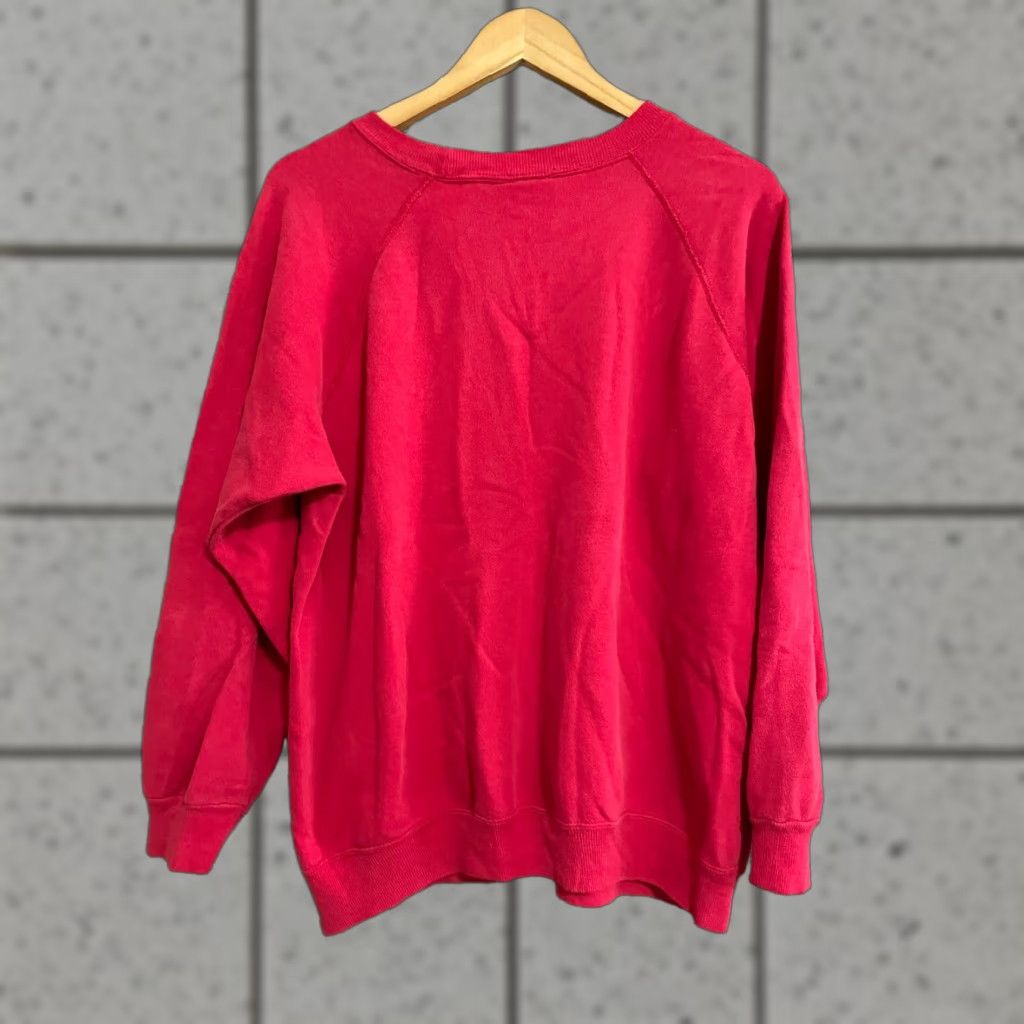 Hanes VINTAGE Hanes Her Way RED USA MADE Blank Crew Neck 90s Sweatshirt WOMENS XL Size XL / US 12-14 / IT 48-50 - 1 Thumbnail