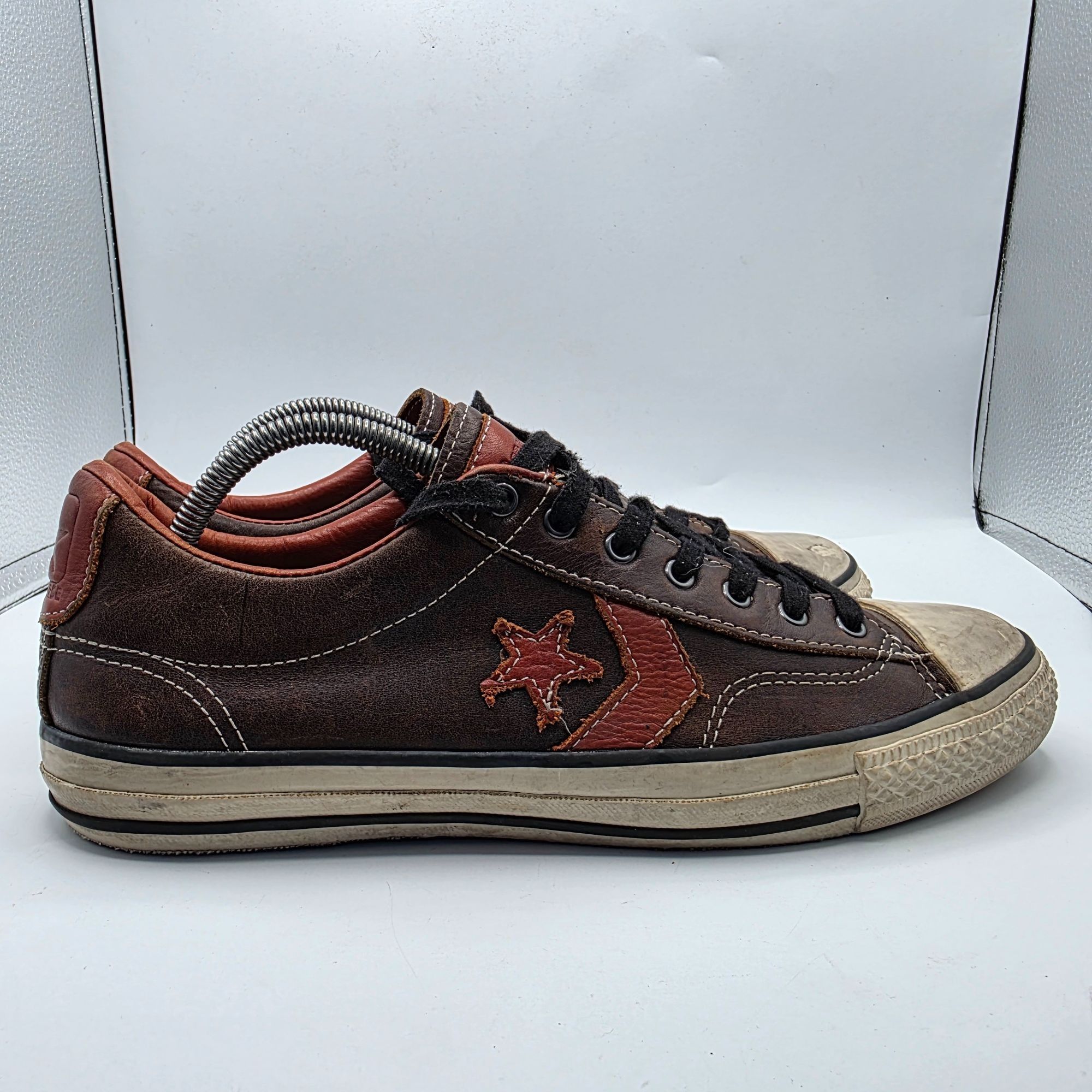 Converse Converse x John Varvatos Star Player Mens Size 9.5 Brown Lea Size US 9.5 / EU 42-43 - 13 Thumbnail