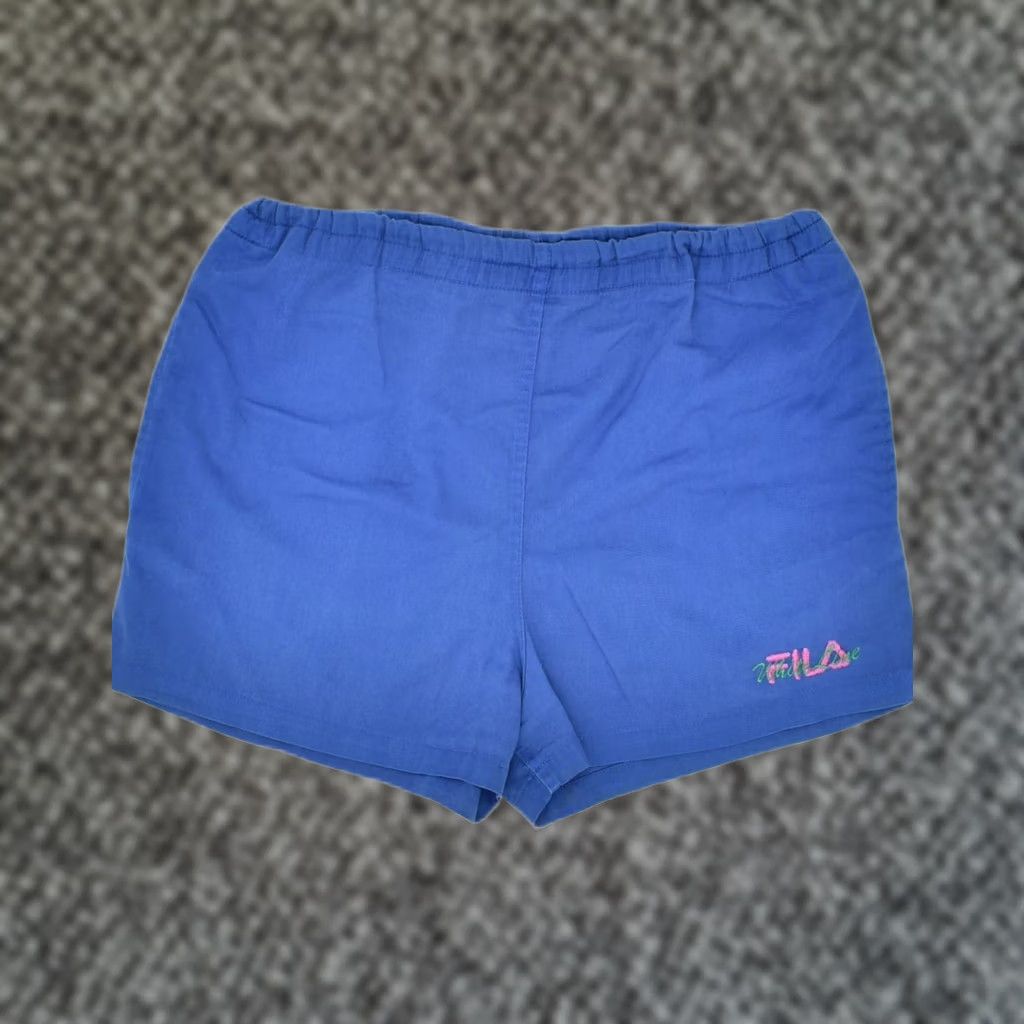 Fila FILA Womens Sport Shorts Blue Cotton XL IT 50 W38 Size 40" / US 18 - 1 Thumbnail