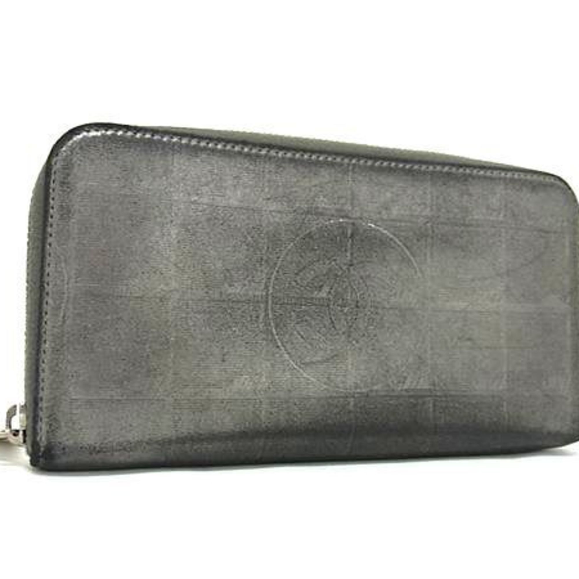 Chanel CHANEL New Travel Line Wallet - Gray Leather Men's/Women's Coco Mark Size ONE SIZE - 1 Thumbnail