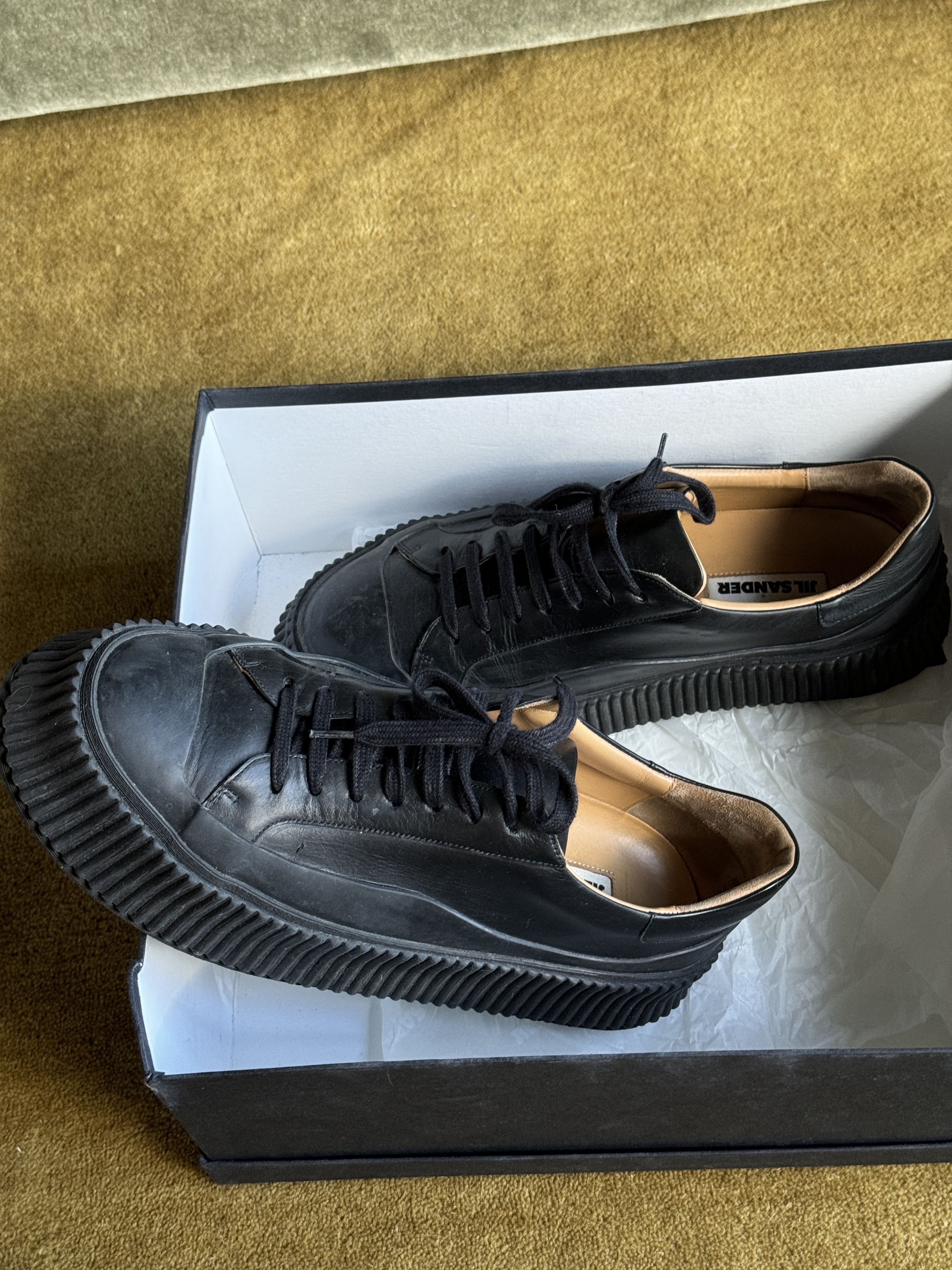 Jil Sander Jil Sander Black Mens Sneaker Size US 9 / EU 42 - 6 Thumbnail