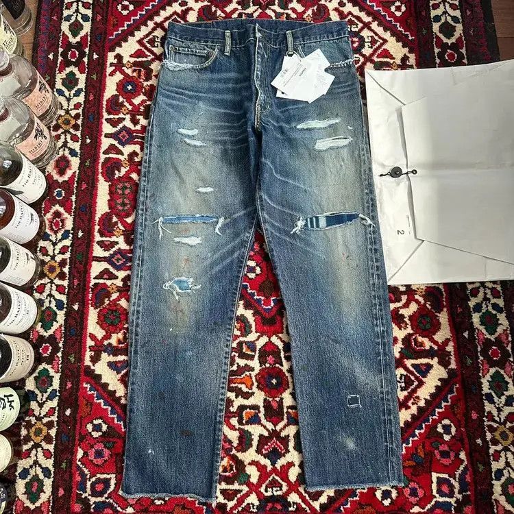 Visvim Visvim Sz 2 Visvim 21AW Journeyman Washed Denim-2506 Size US 32 / EU 48 - 1 Thumbnail