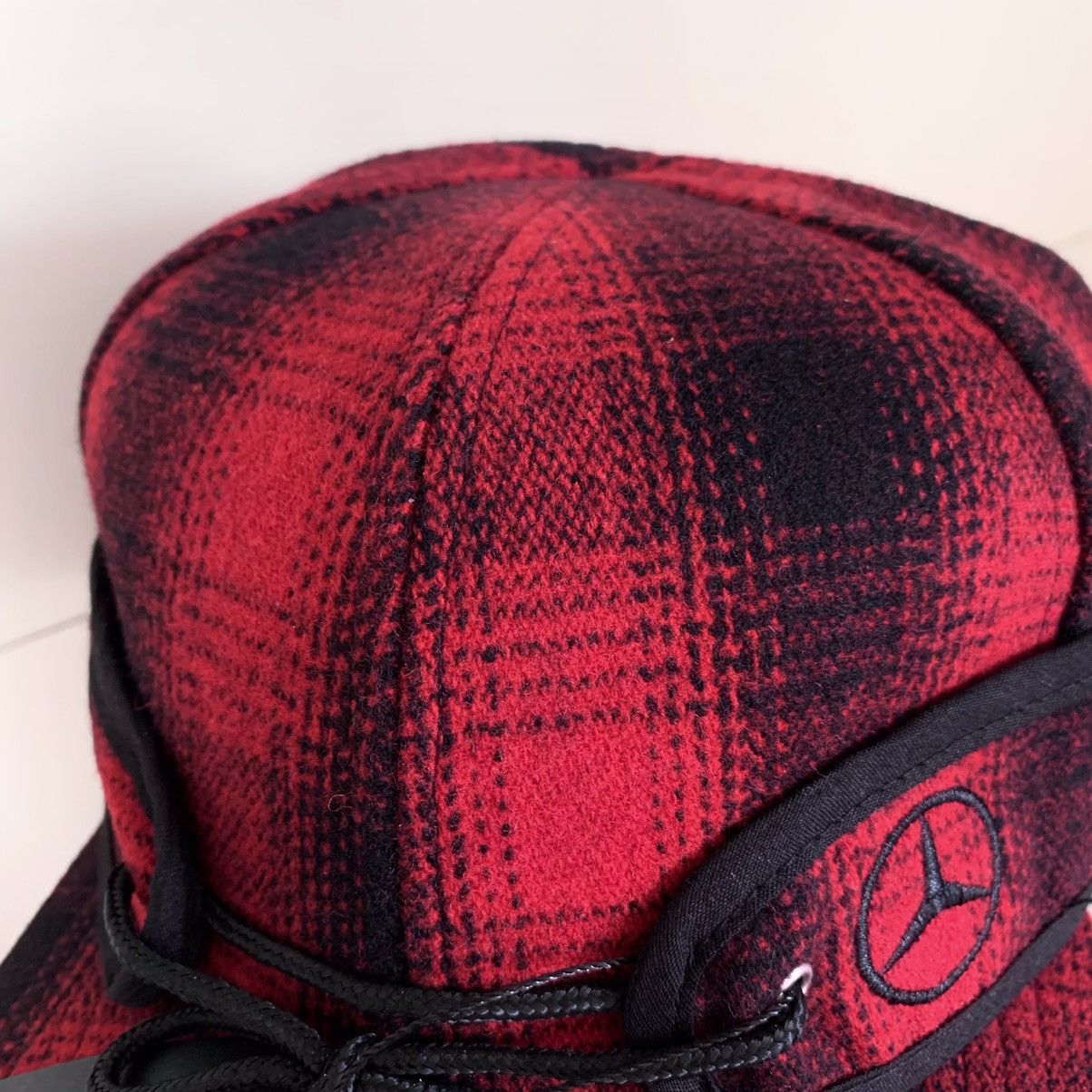 Mercedes-Benz Wool plaid camper cap hat Size ONE SIZE - 6 Thumbnail