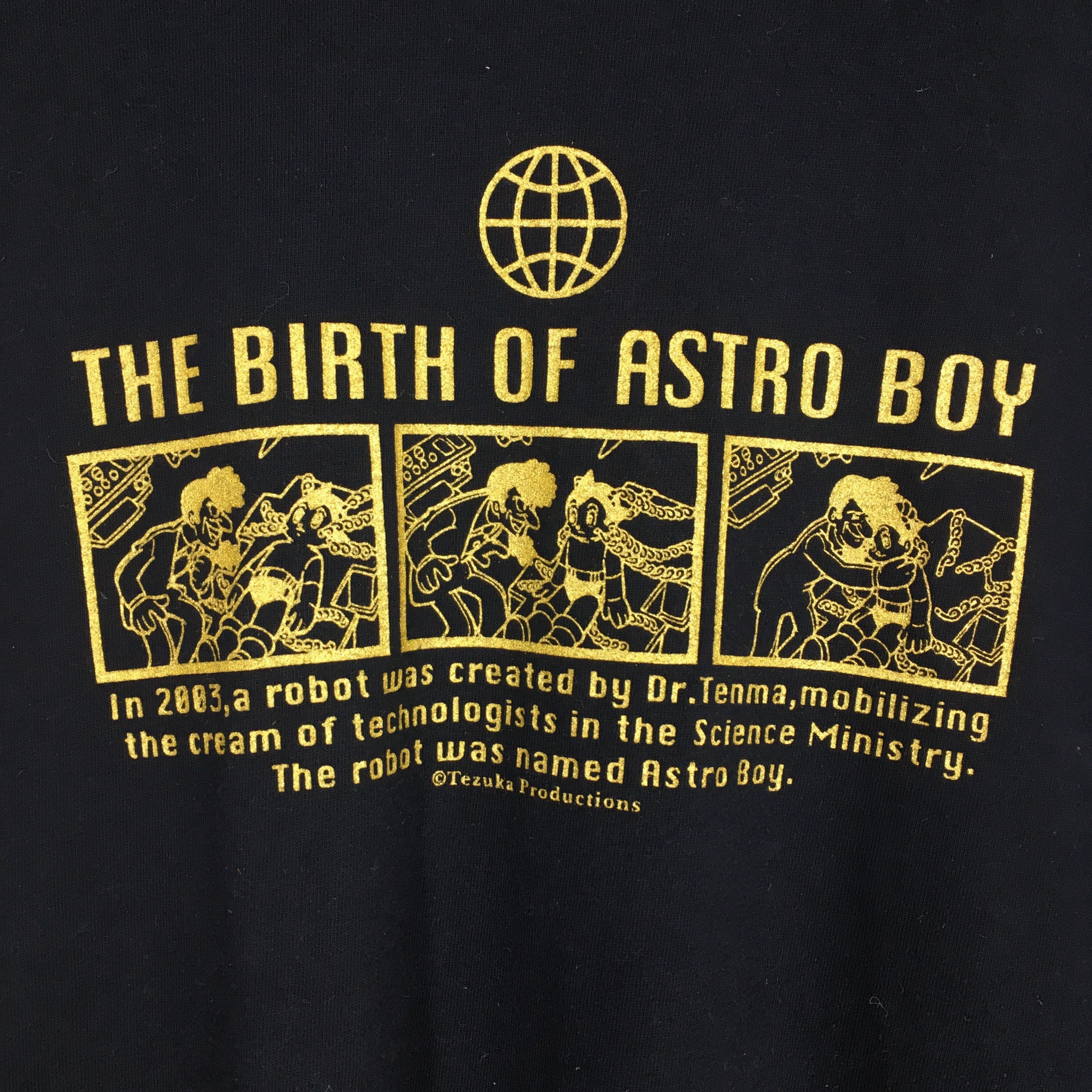 Anime × Japanese Brand × Vintage Vintage The Birth Of Astro Boy Japanese Anime Black Medium Size US M / EU 48-50 / 2 - 5 Thumbnail